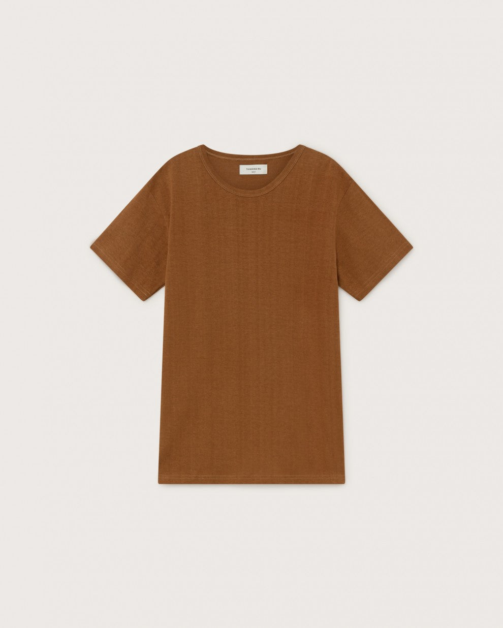 T-shirt camel en chanvre et coton bio - Mo2