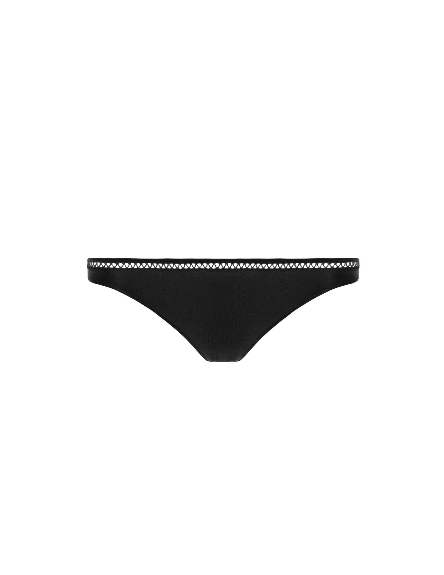 Bas de bikini en nylon recyclé - Black