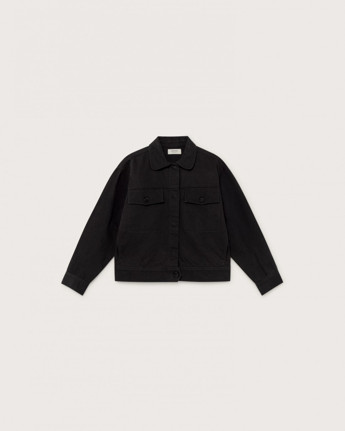 Veste noire en coton bio - Turan
