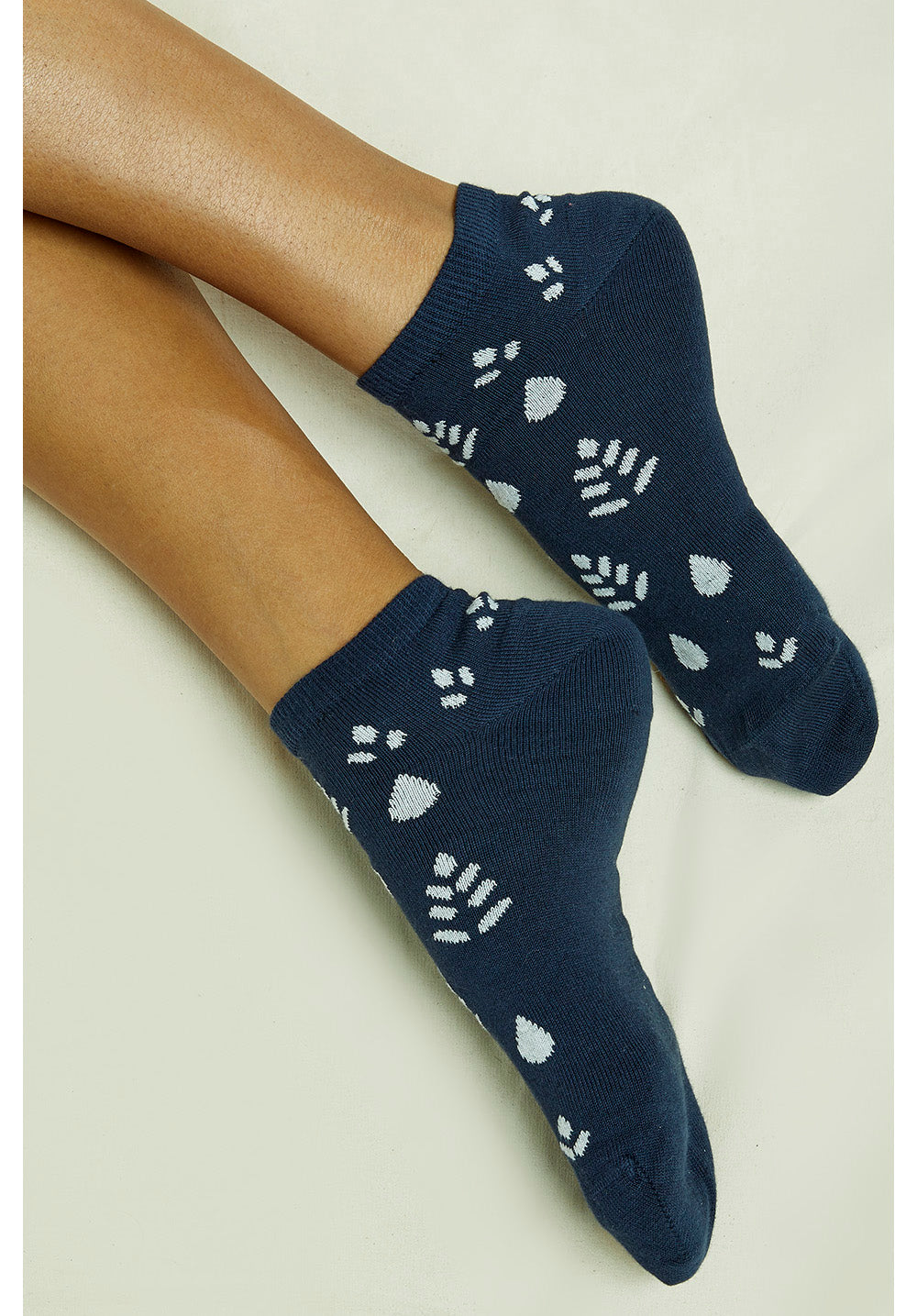 Chaussettes à motifs marines en coton bio - Trainer socks