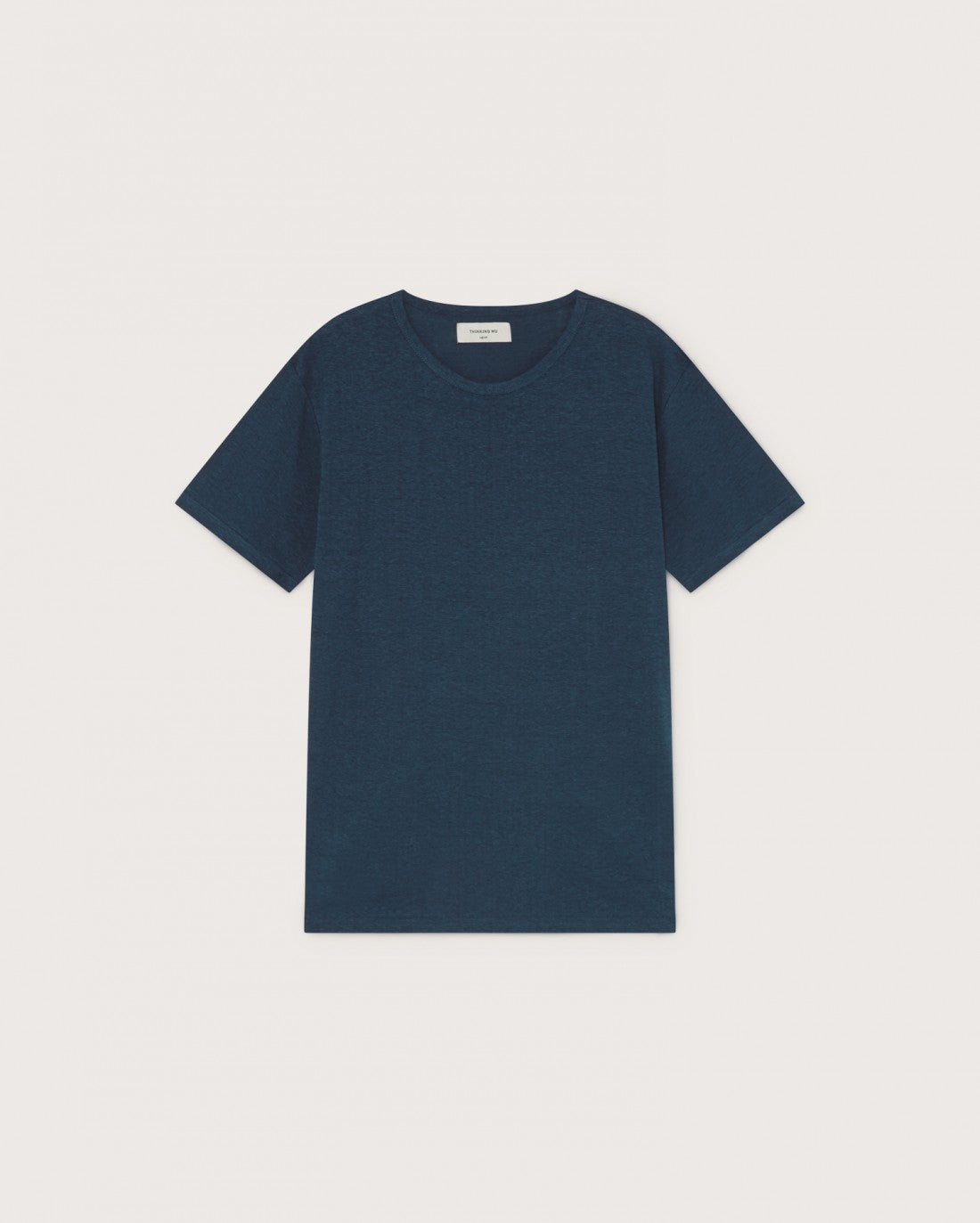 T-shirt bleu canard en chanvre et coton bio - hemp