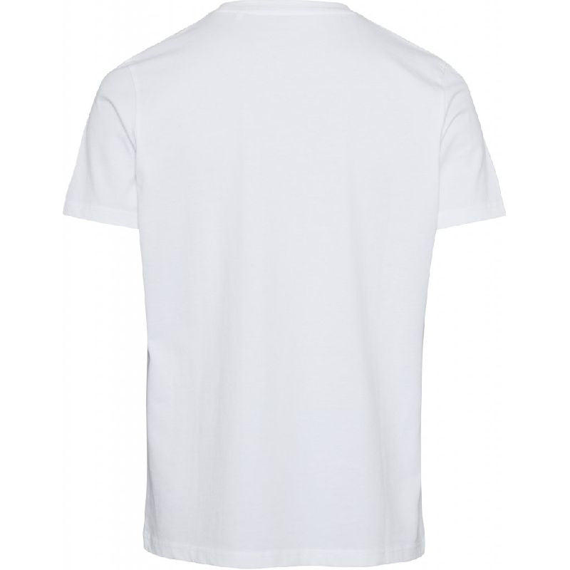 T-shirt imprimé blanc en coton bio - Alder