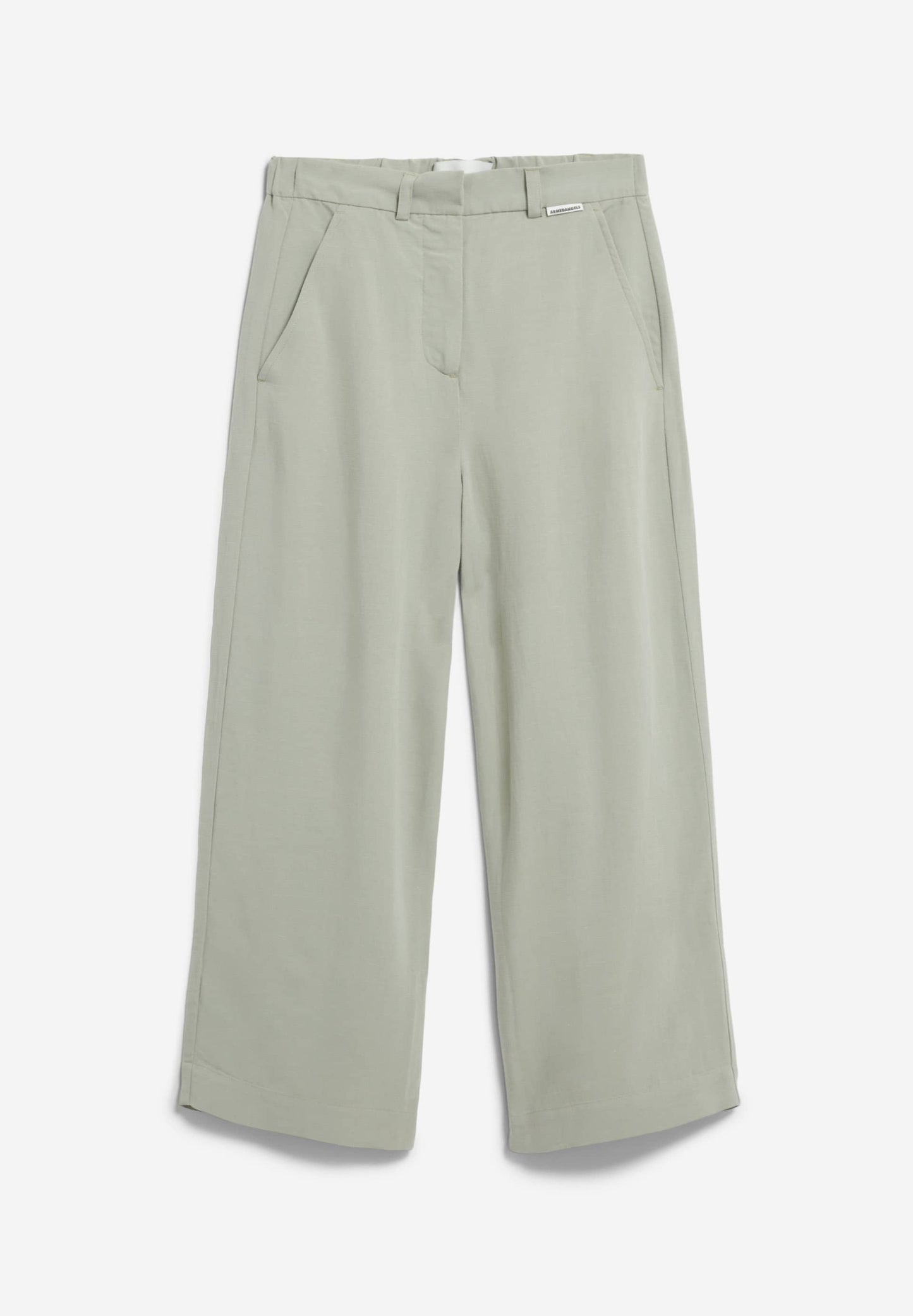 Pantalon en coton biologique | vert "Caarunus lino - seagreen"