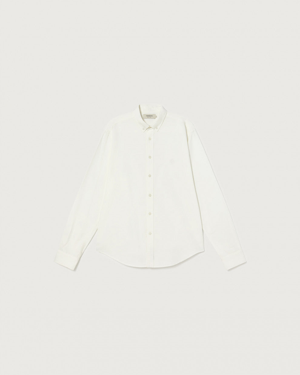 Chemise classique en coton bio | blanc "sol white ant shirt snow white"