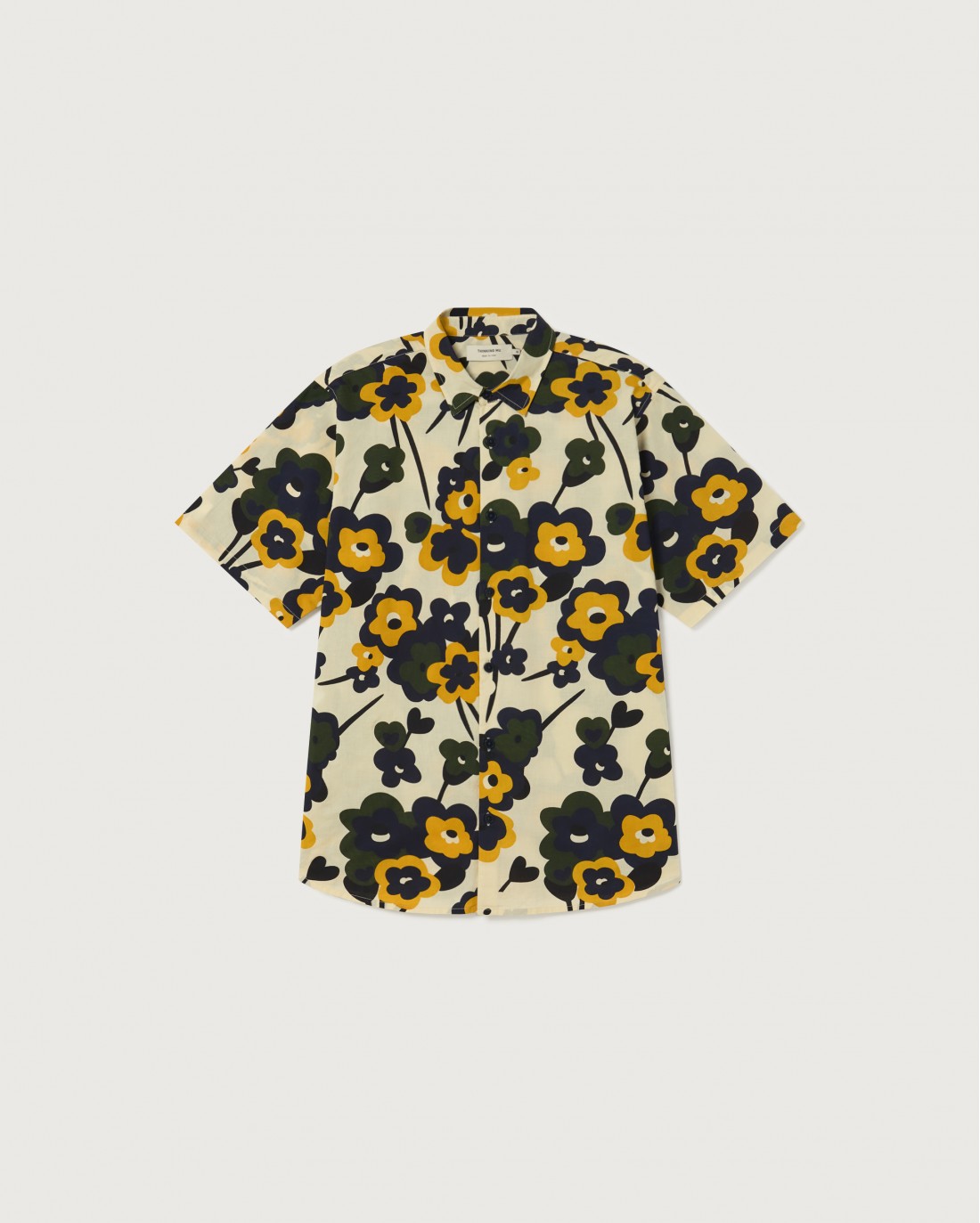Chemise manches courtes à fleur en coton bio - BLOOM TOM SHIRT