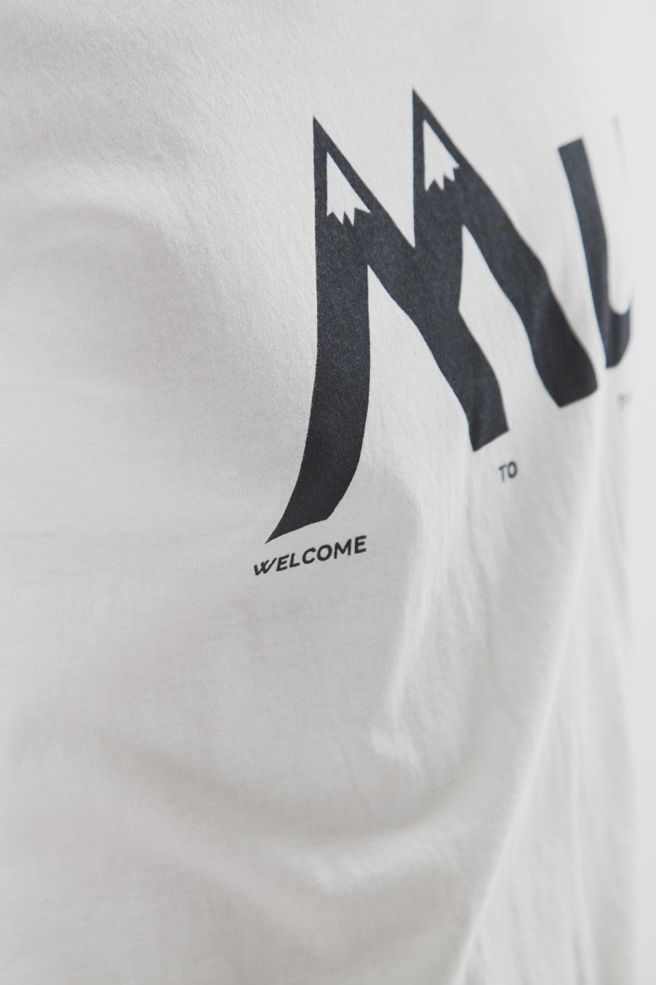 T-shirt en coton bio montagne mu