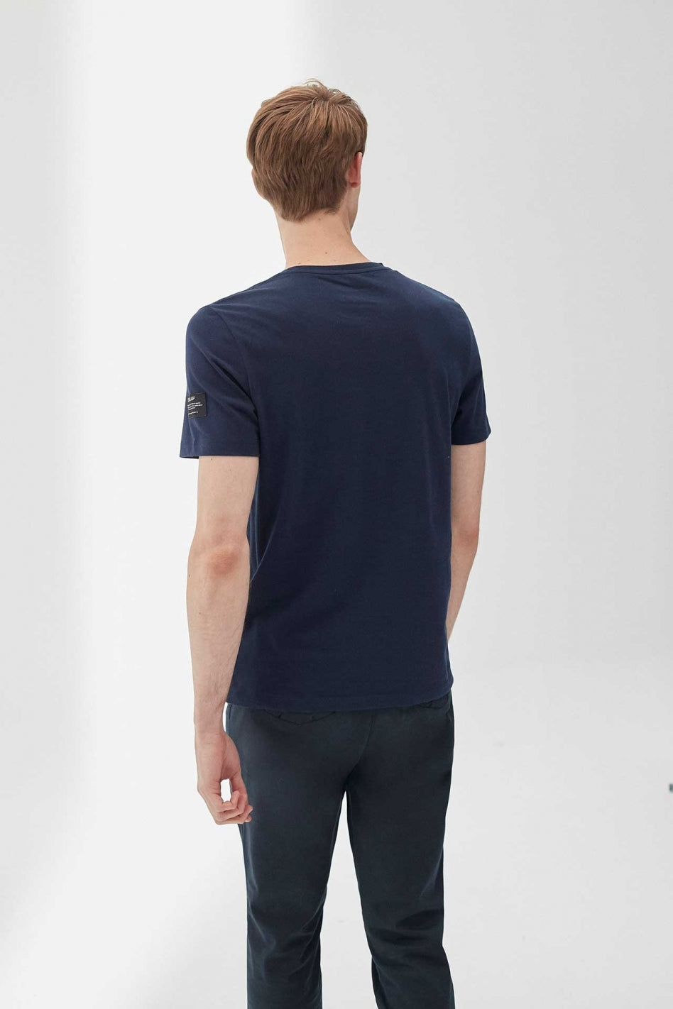 T-shirt imprimé bleu marine en polyester et coton recyclés - Natal Great B