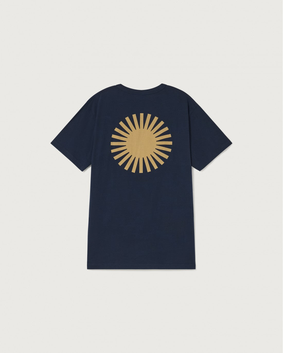 T-shirt marine en coton bio - CURRY SOL NAVY T-SHIRT