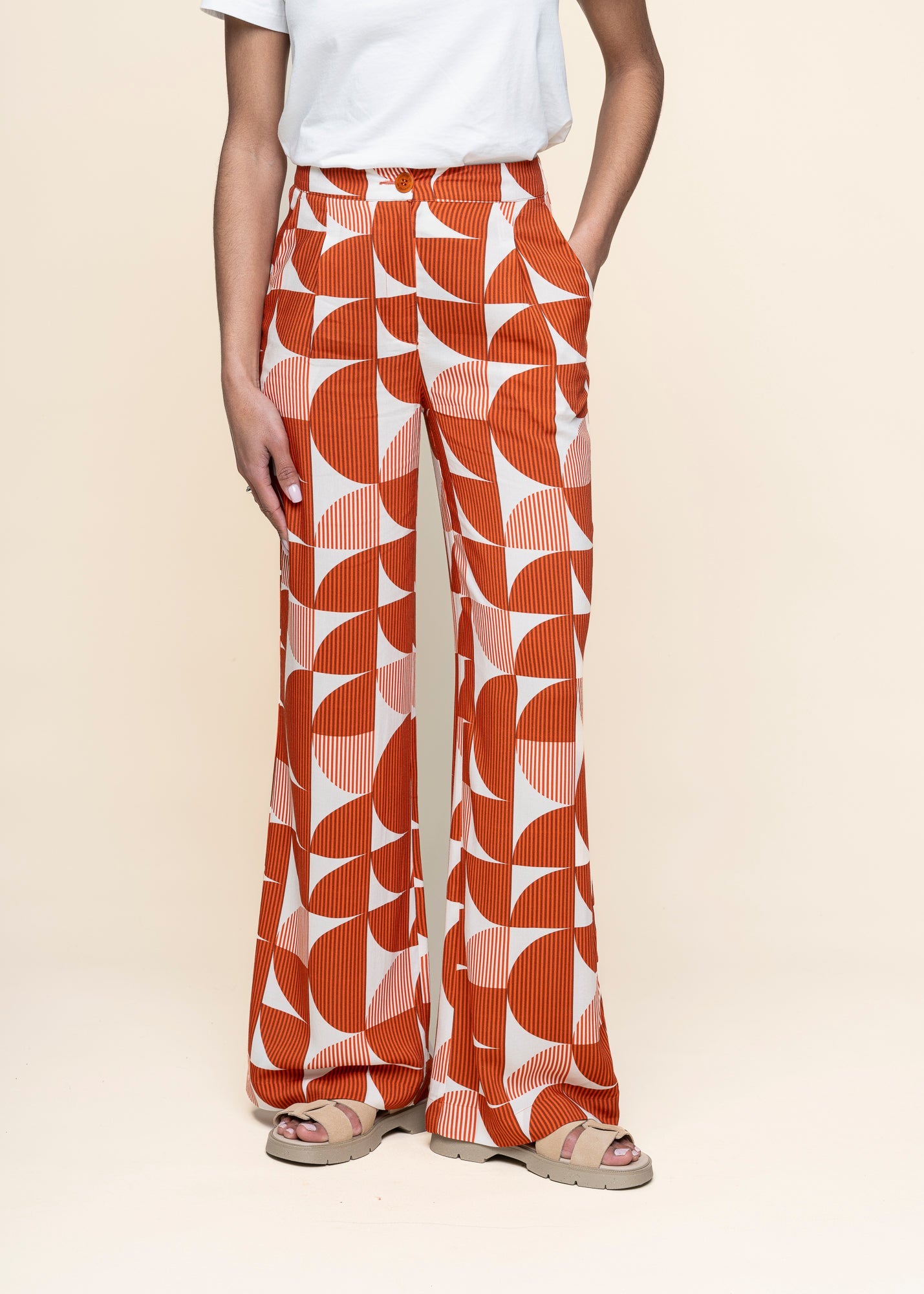 Pantalons ample en tencel | multicolore "shrubbery manolita pant"