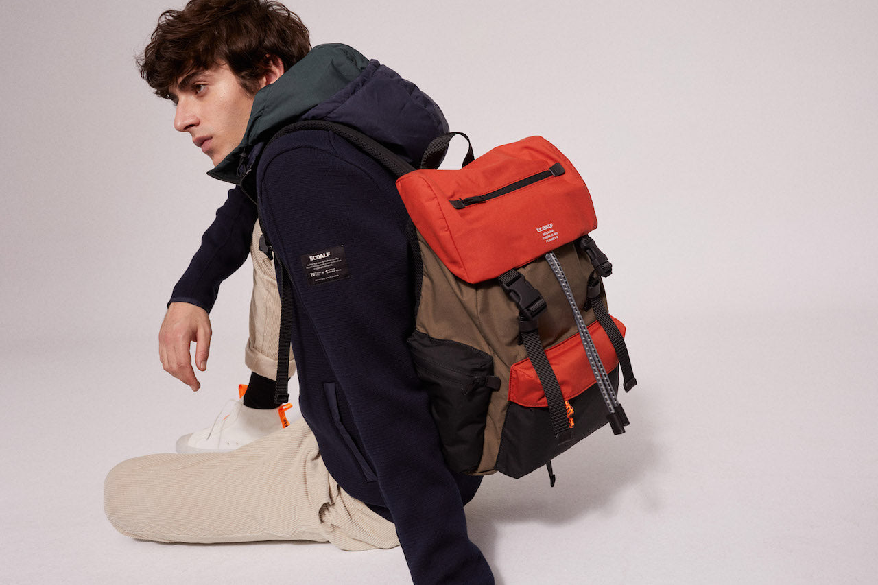 Sac à dos bicolore en recyclé - WILD SHERPA