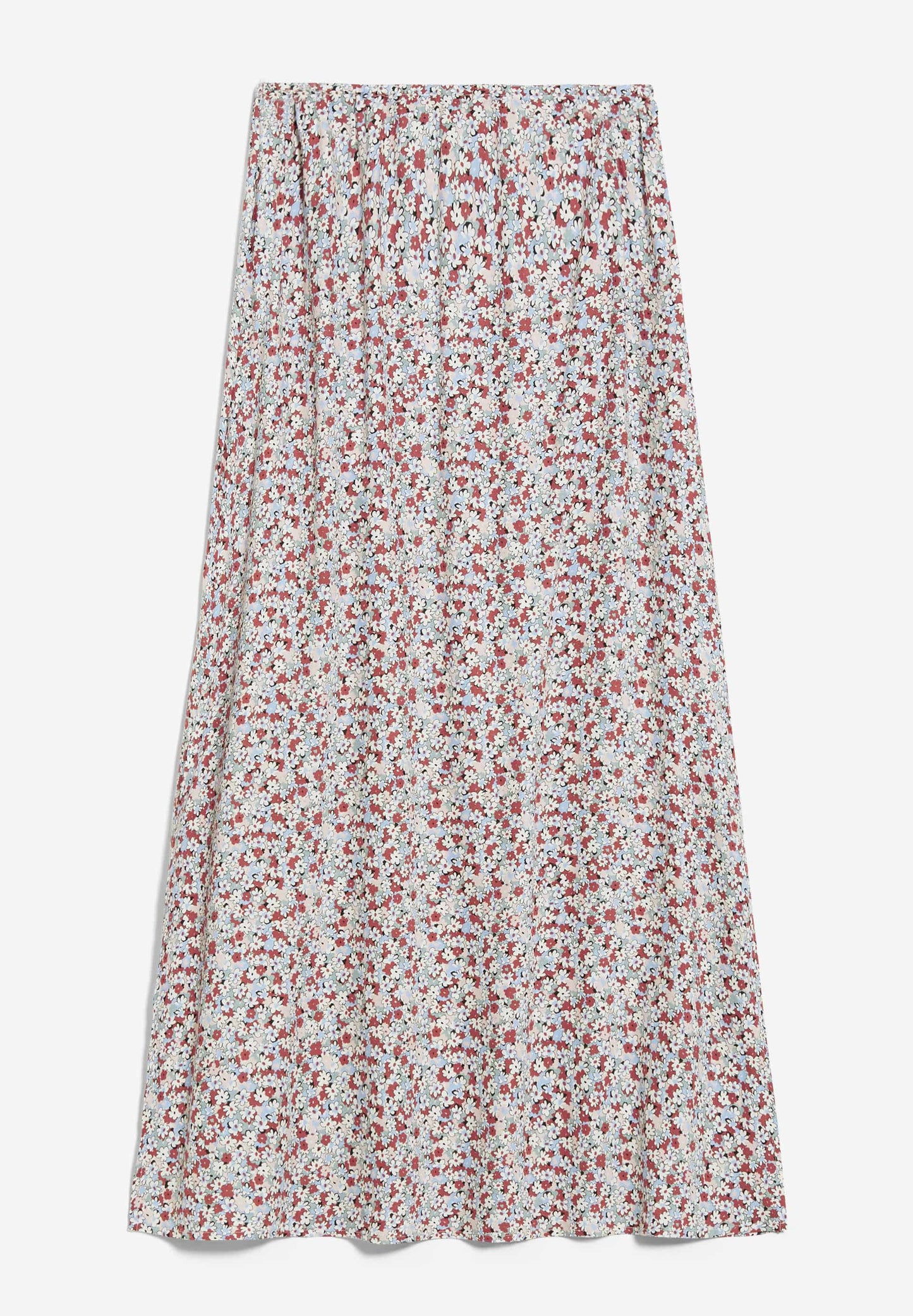 Jupe longue fleurie en viscose ecovero recyclée - catrionaa boheme