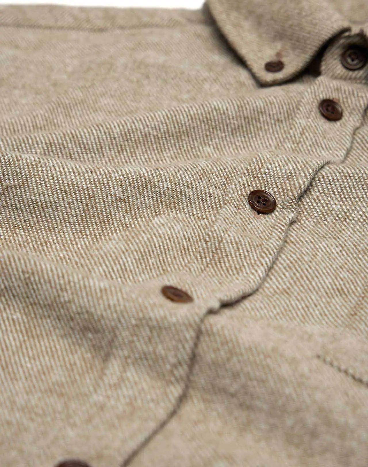 Chemise flanelle en coton bio | kaki "strato"