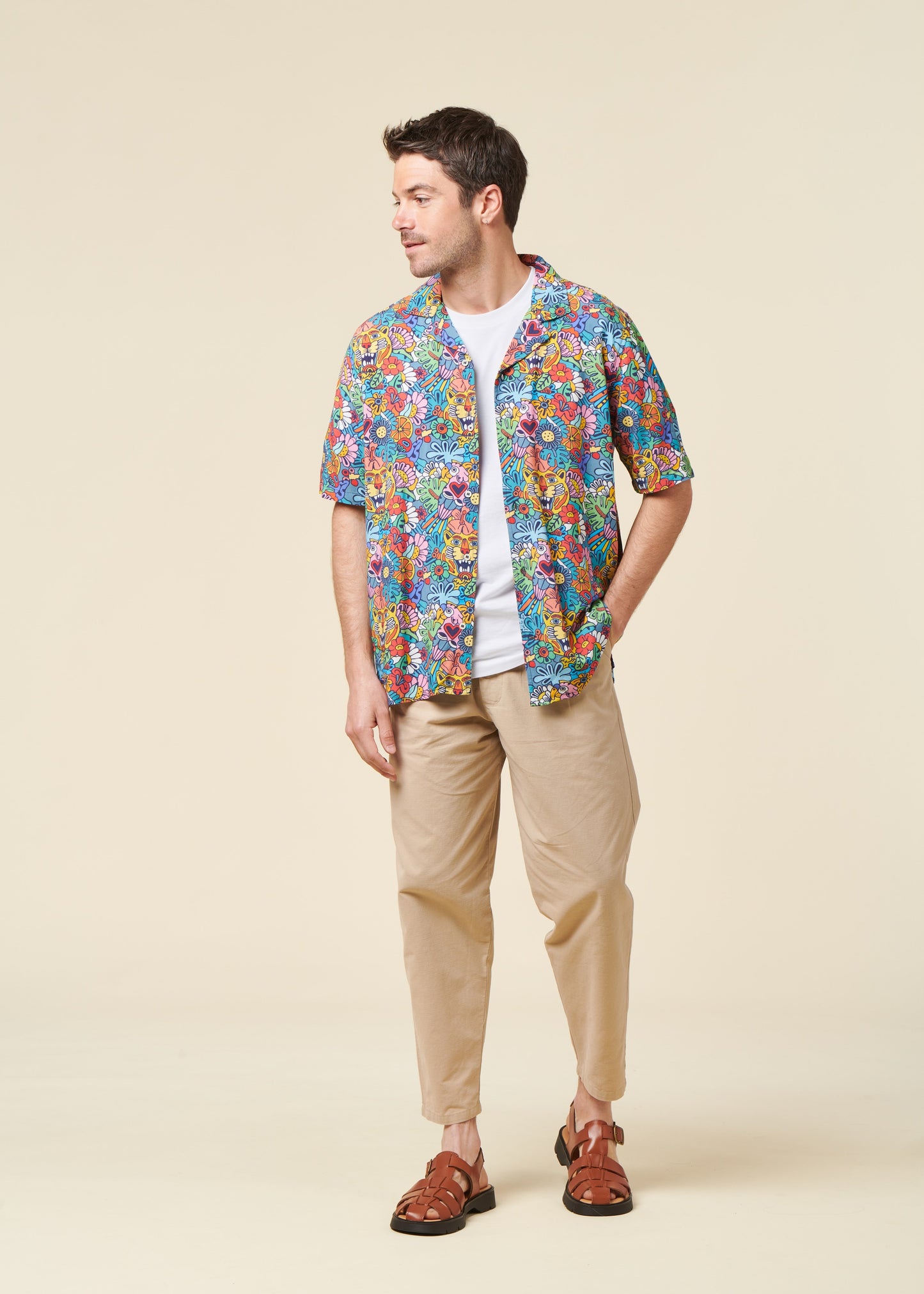 Chemise en viscose | multicolore "Asis percales tutti frutti aloha shirt - multicolor"