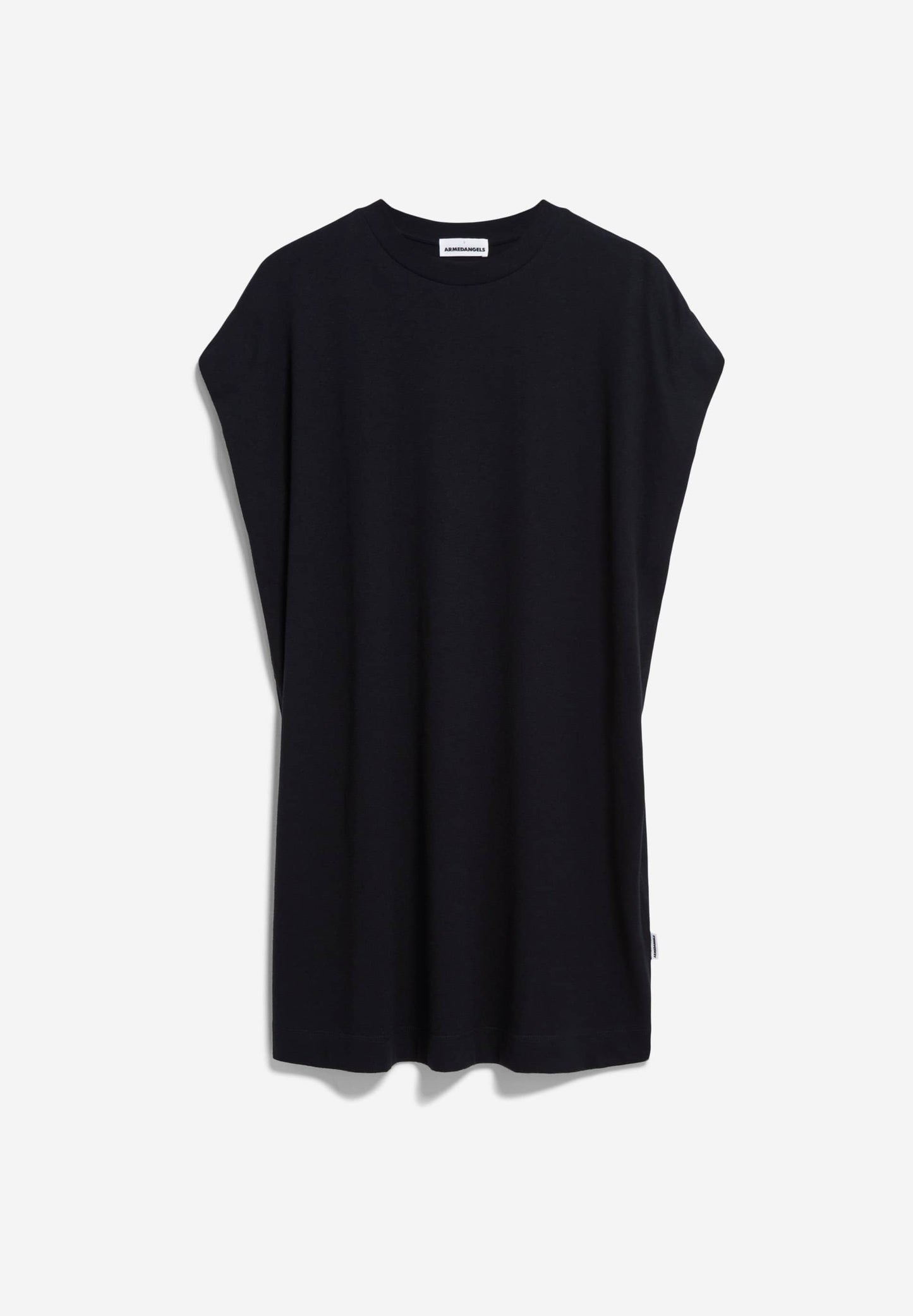 Robe ample en coton bio et lin | noir "daarixa linen black"
