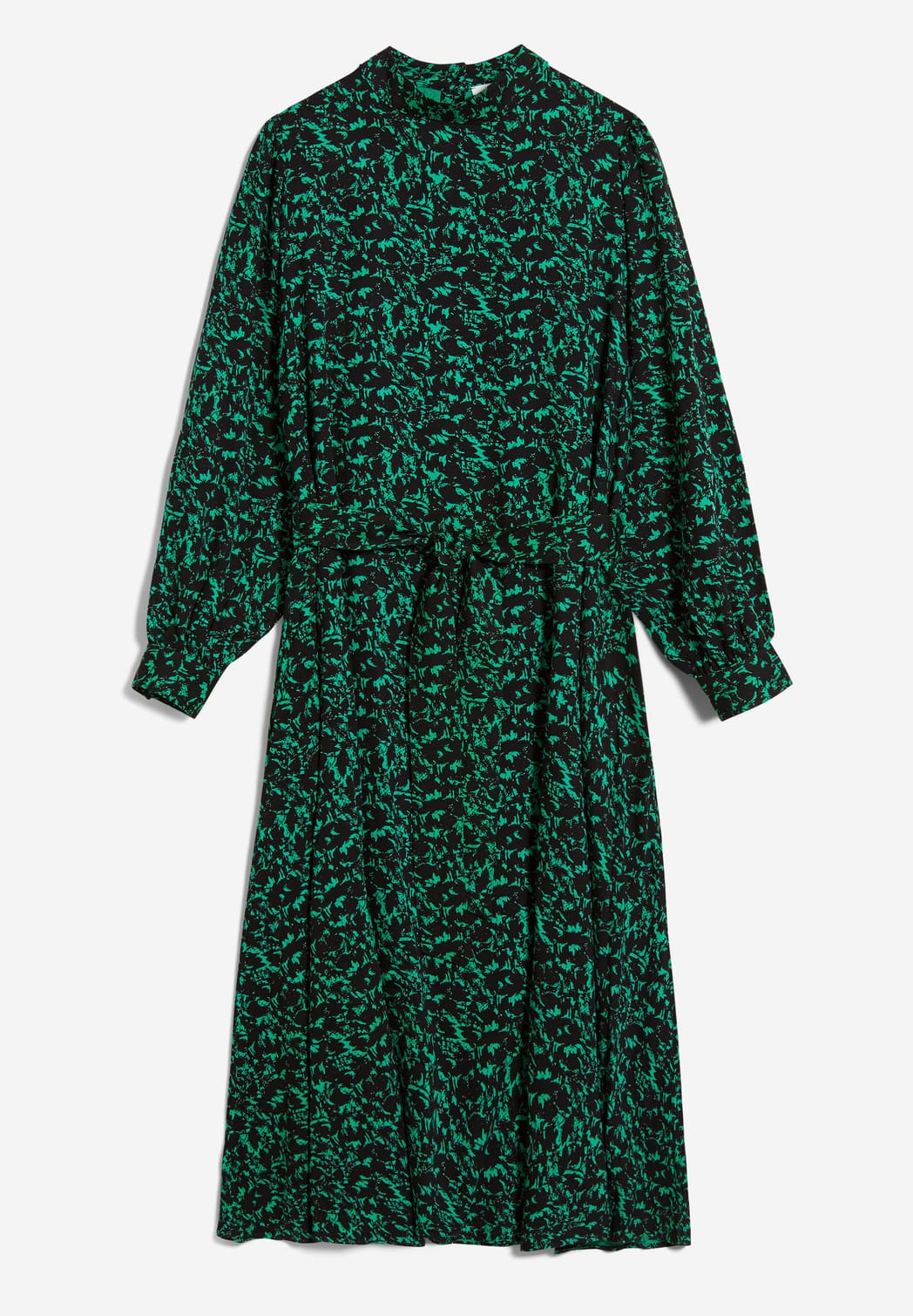 Robe longue à motifs en viscose ecovero - dagmaar abstract flash green