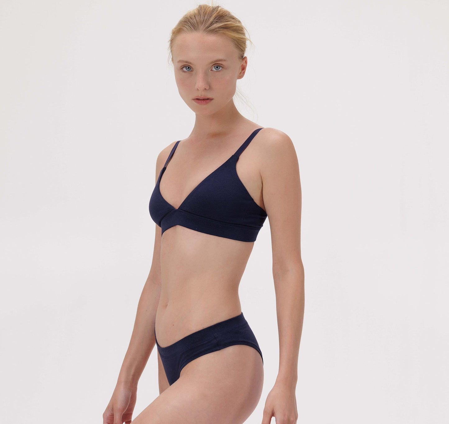 Pack 2 culottes en coton bio | Marine "core hipster 2-pack navy"