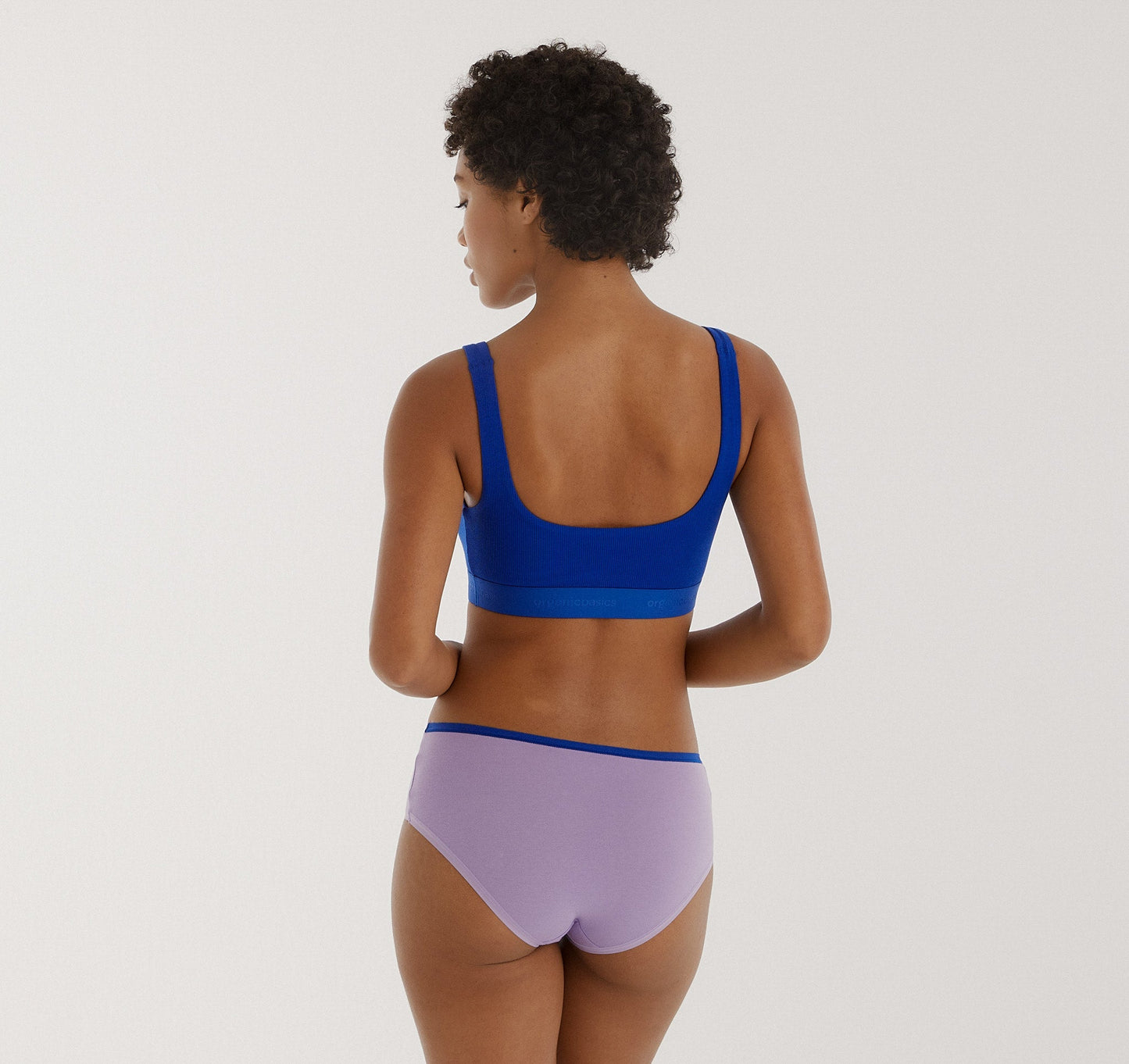 Culotte en coton bio | Lavande "core brief lavender"