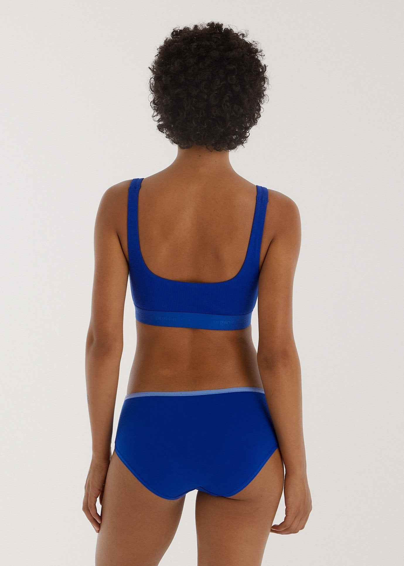 Culotte en coton bio | Bleu électrique "core brief vibrant blue"