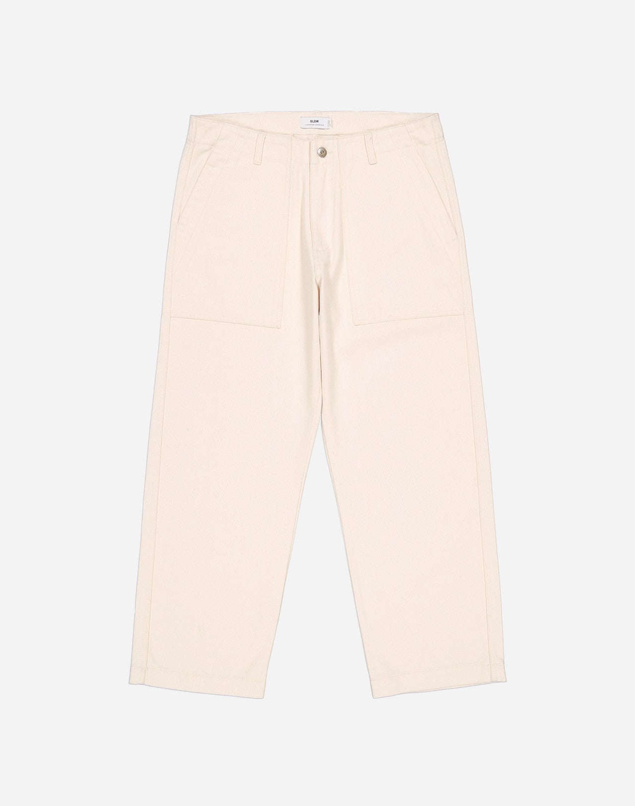 Pantalon droit en coton bio | écru "gamal"