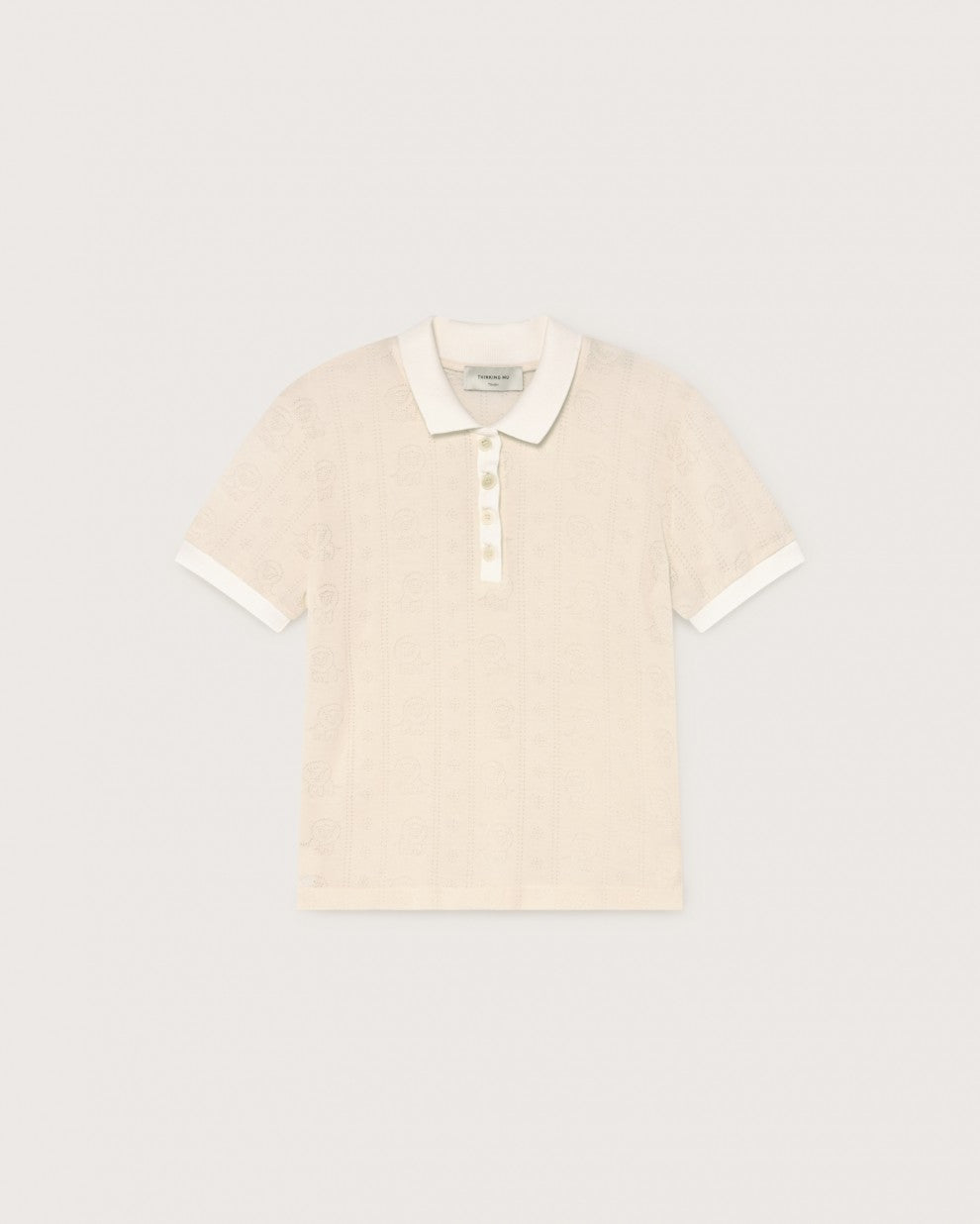 Polo écru en tencel et coton bio - Luangwa