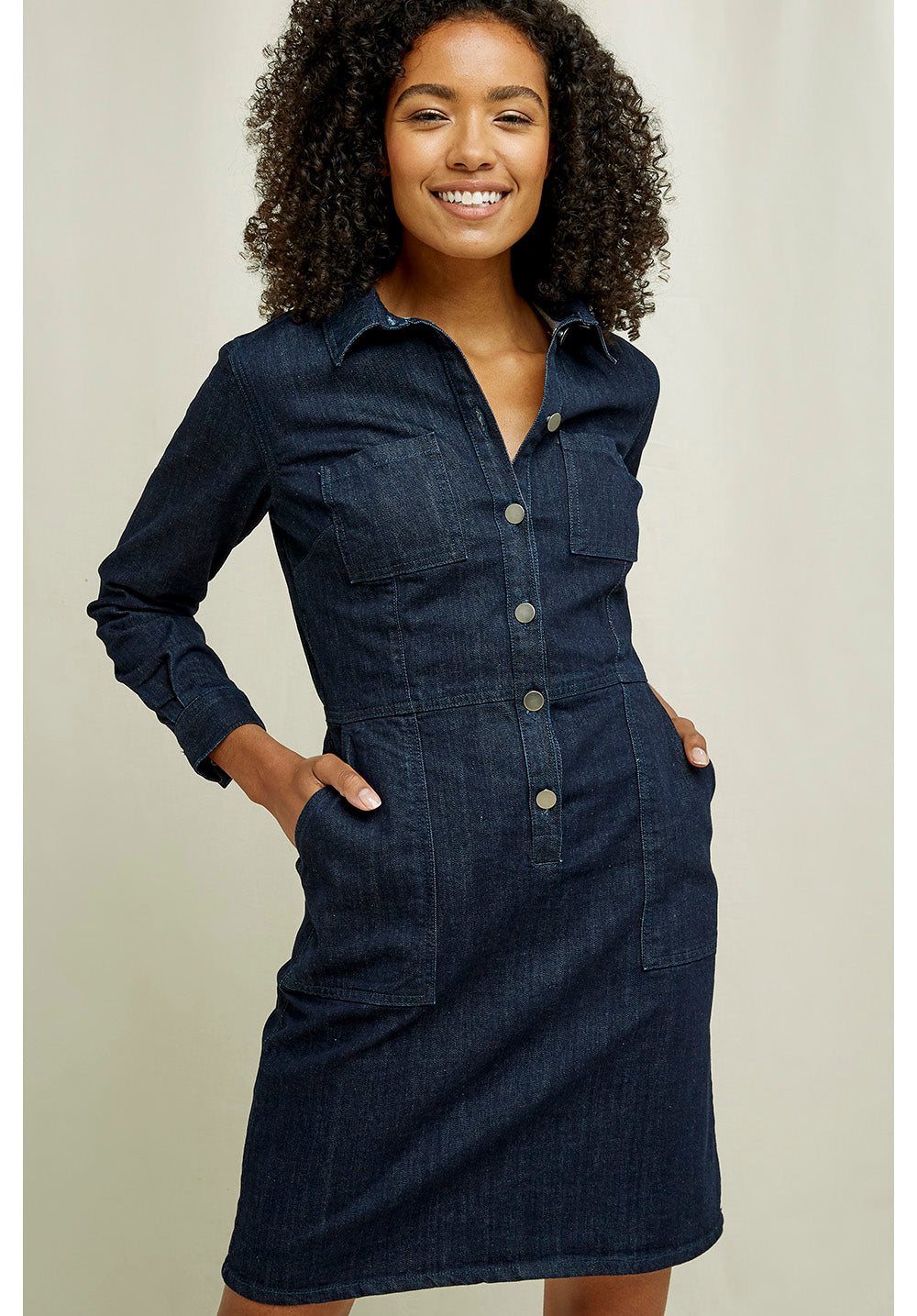 Robe jean en coton bio - emmanuelle