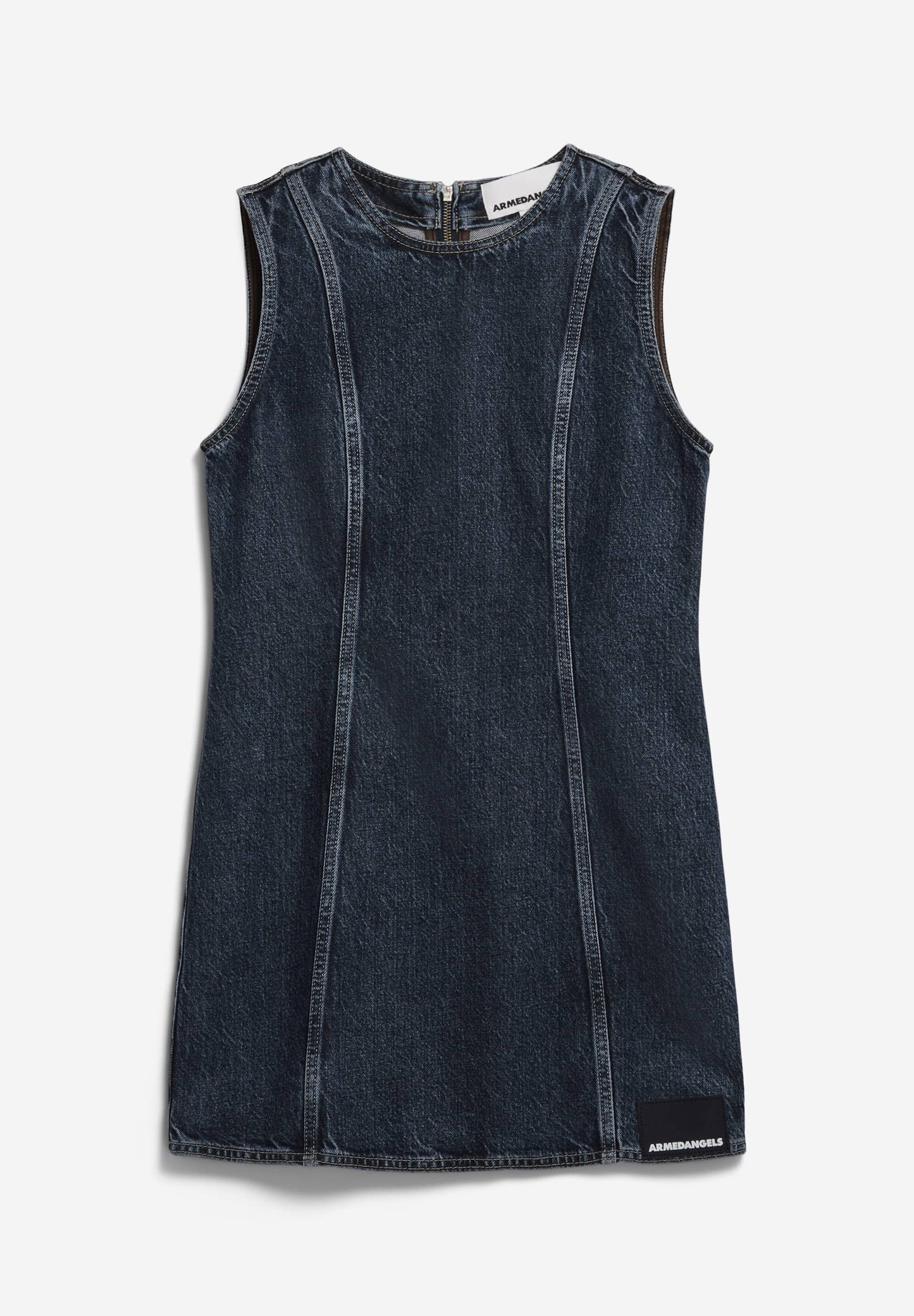 Robe denim en tencel et coton bio | bleu "enuyaa - blue willow"