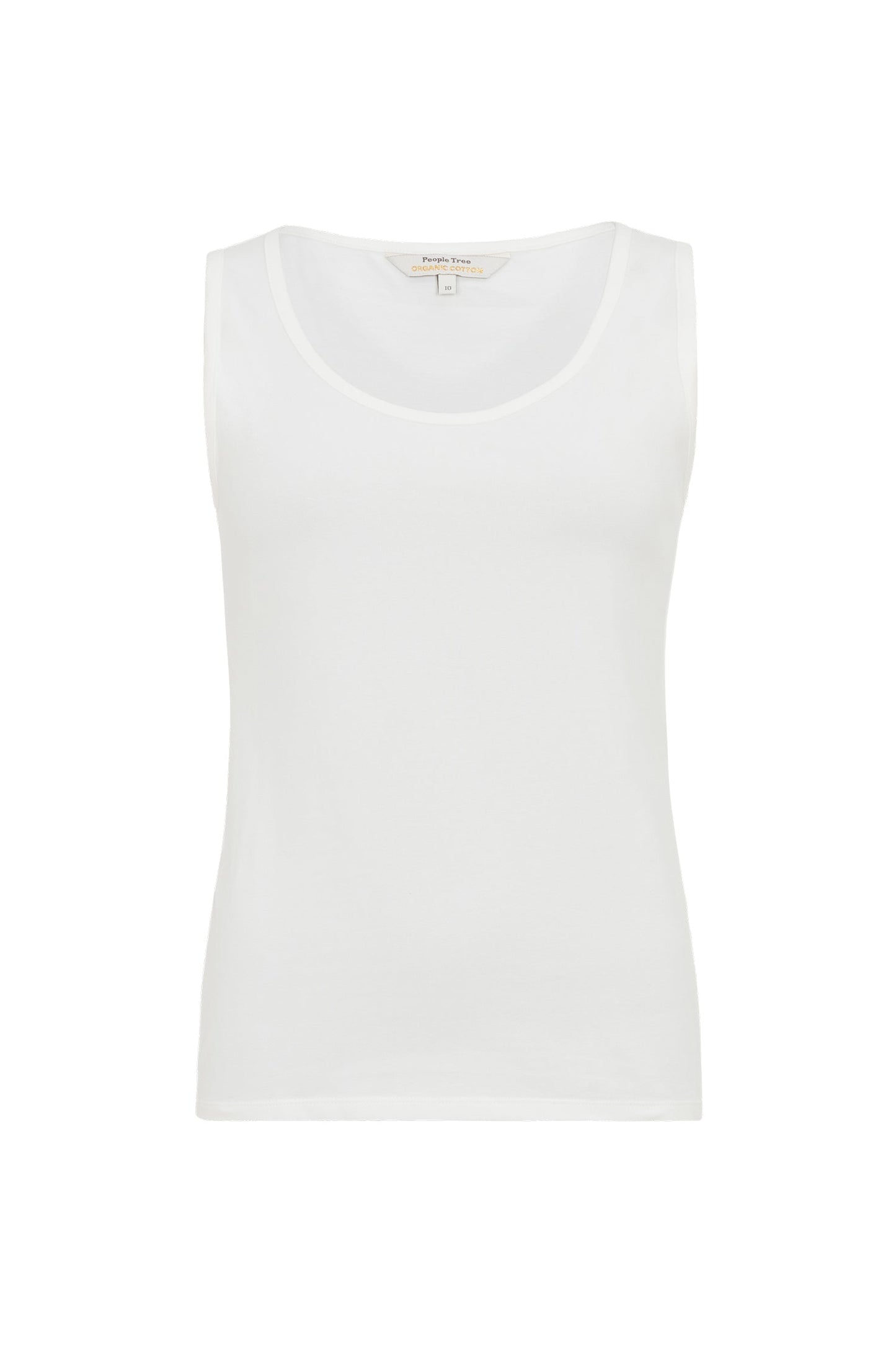 Débardeur blanc en coton bio - Lizzie