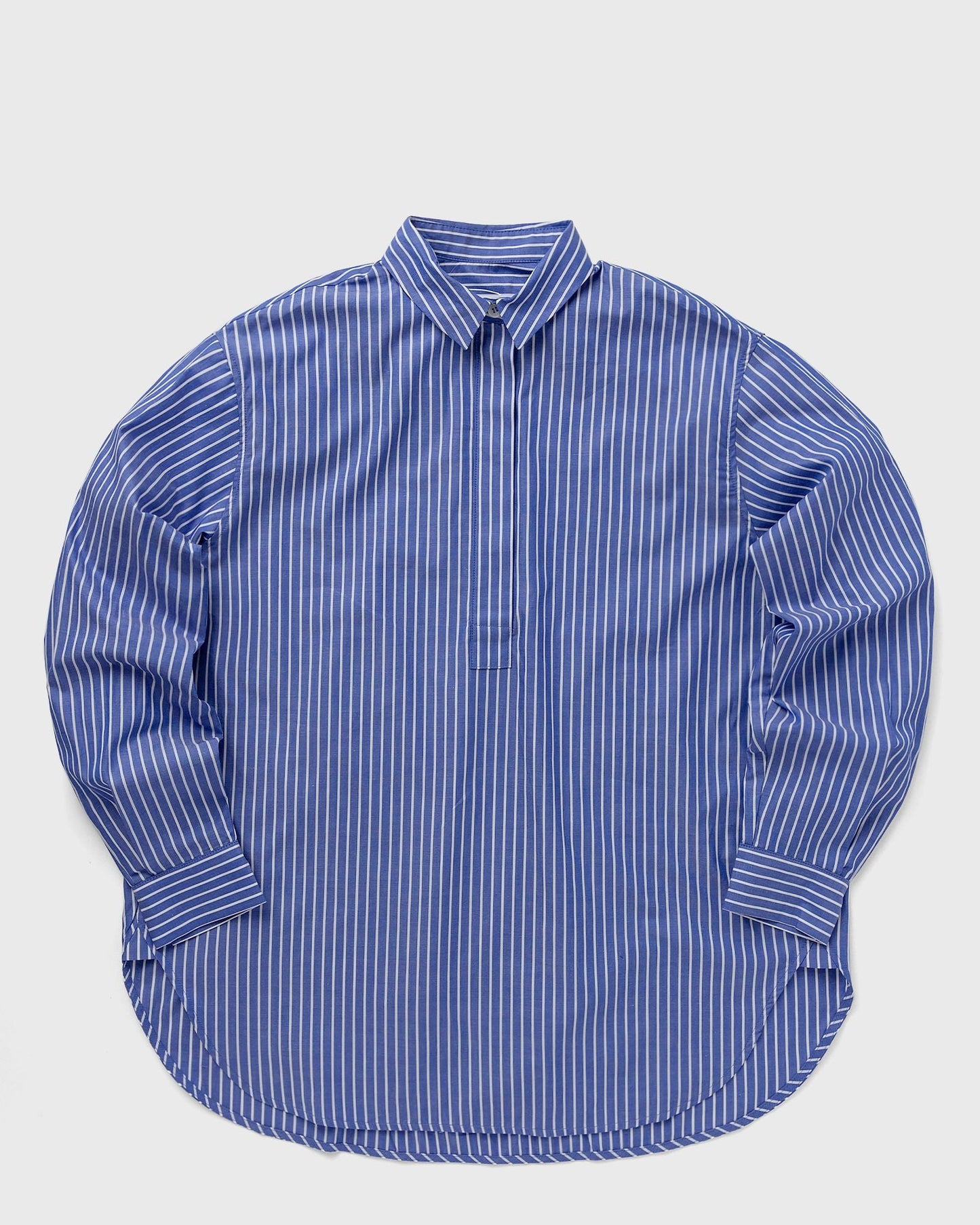 Chemise ample en coton bio | Rayée bleue "alfrida hp shirt blue white st."