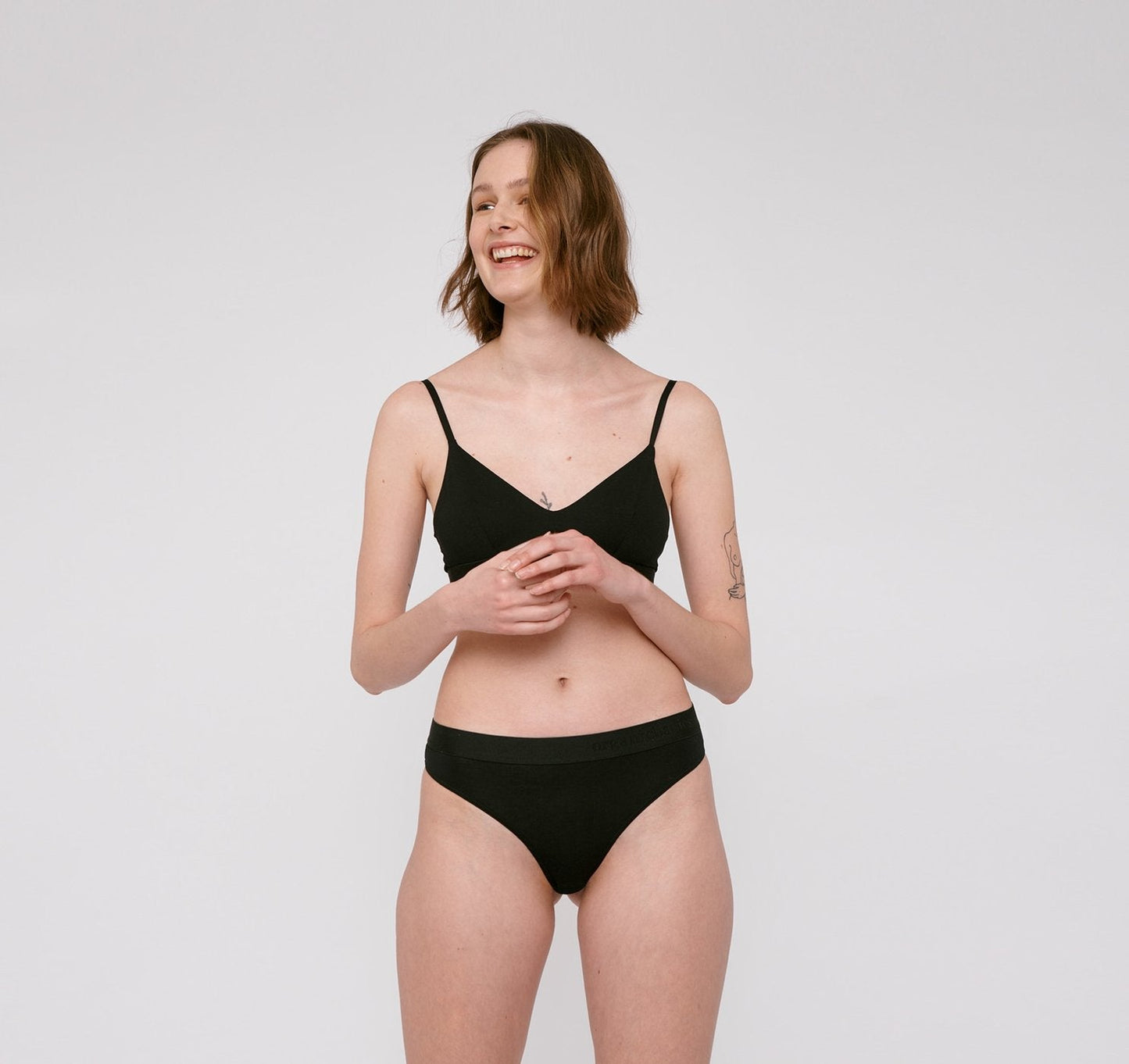 Pack 2 tangas en tencel | noir "black"