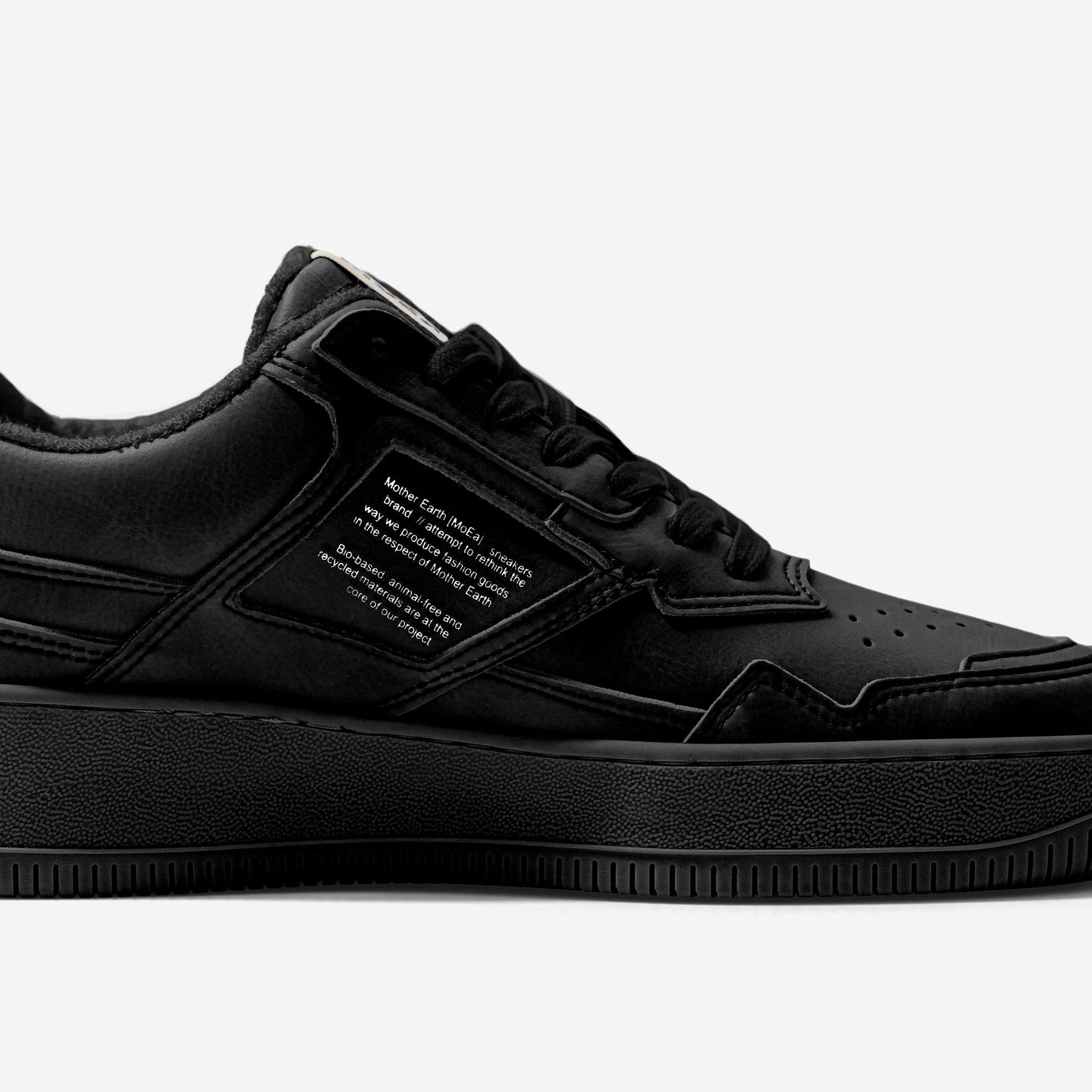 Baskets vegan en simili-cuir végétal | noir "gen 1 grape full black"