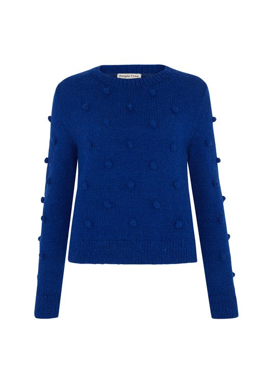 Pull bleu en laine - gigi
