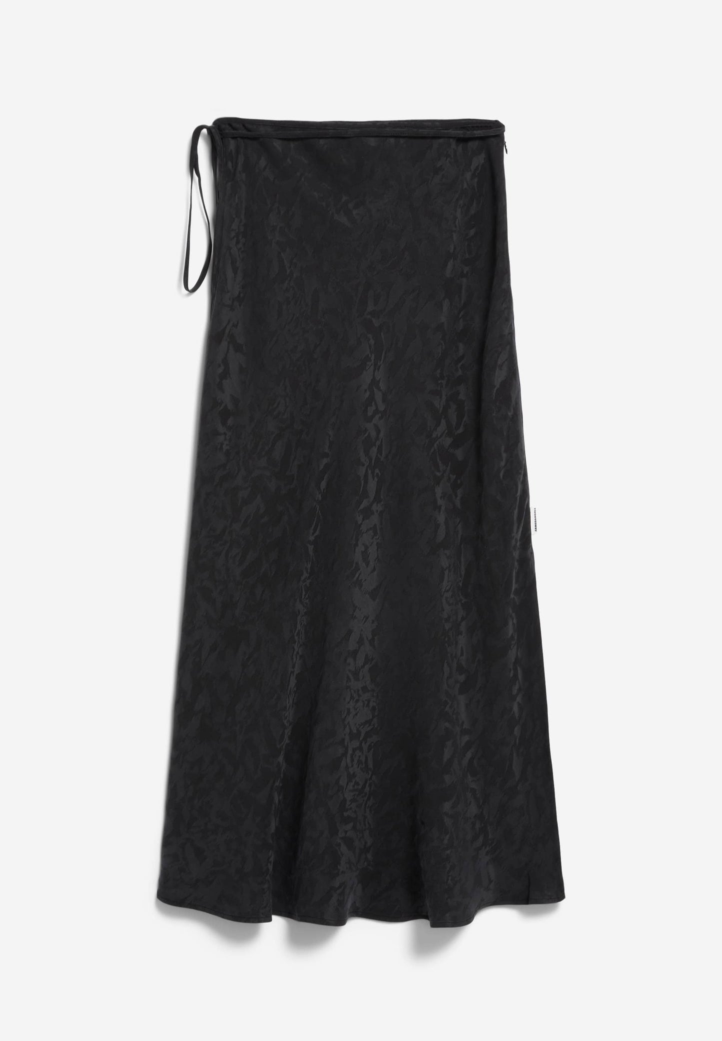 Jupe en tencel | noir texturé "graatia jacq"