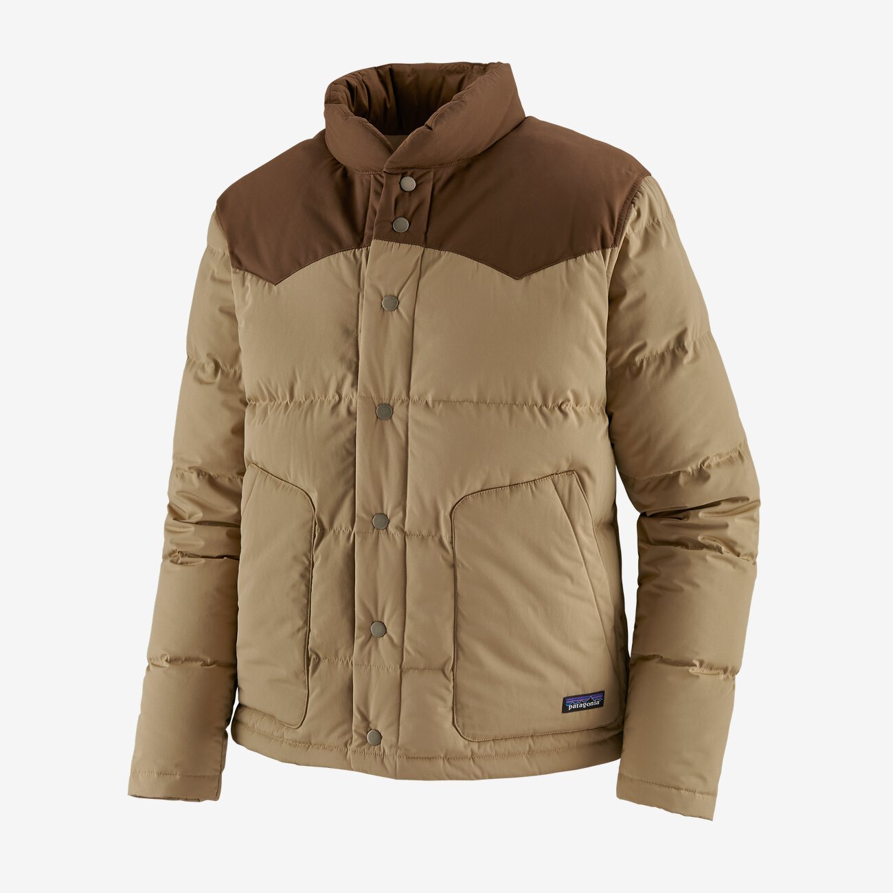 Doudoune beige et marron recyclée - bivy down