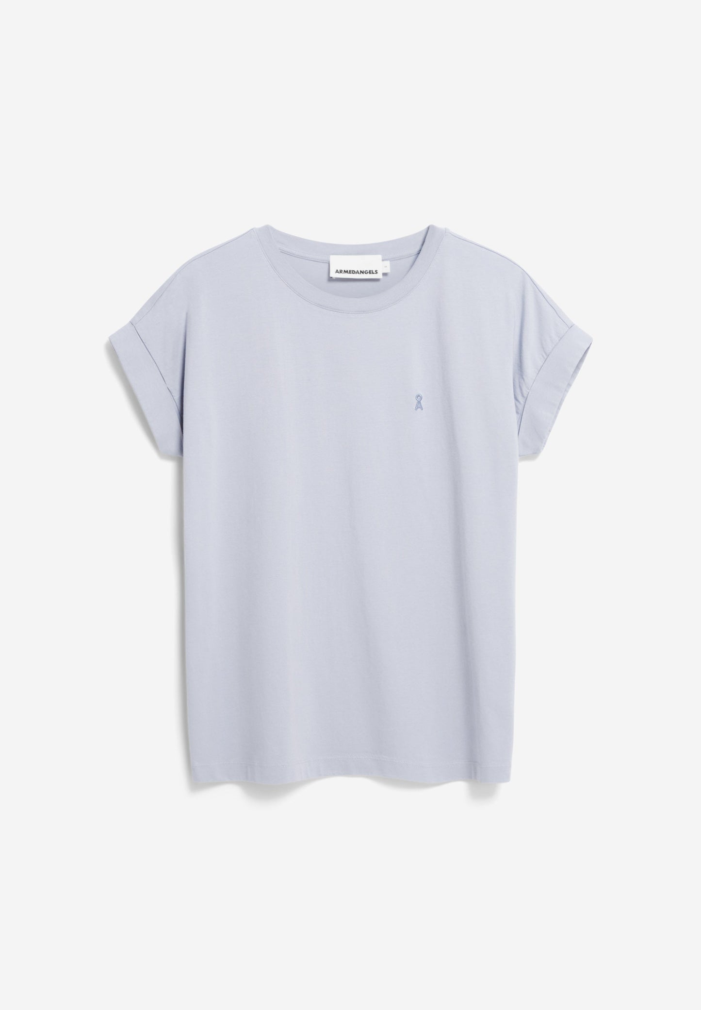 T-shirt en coton biologique | gris "idaara - misty morning"