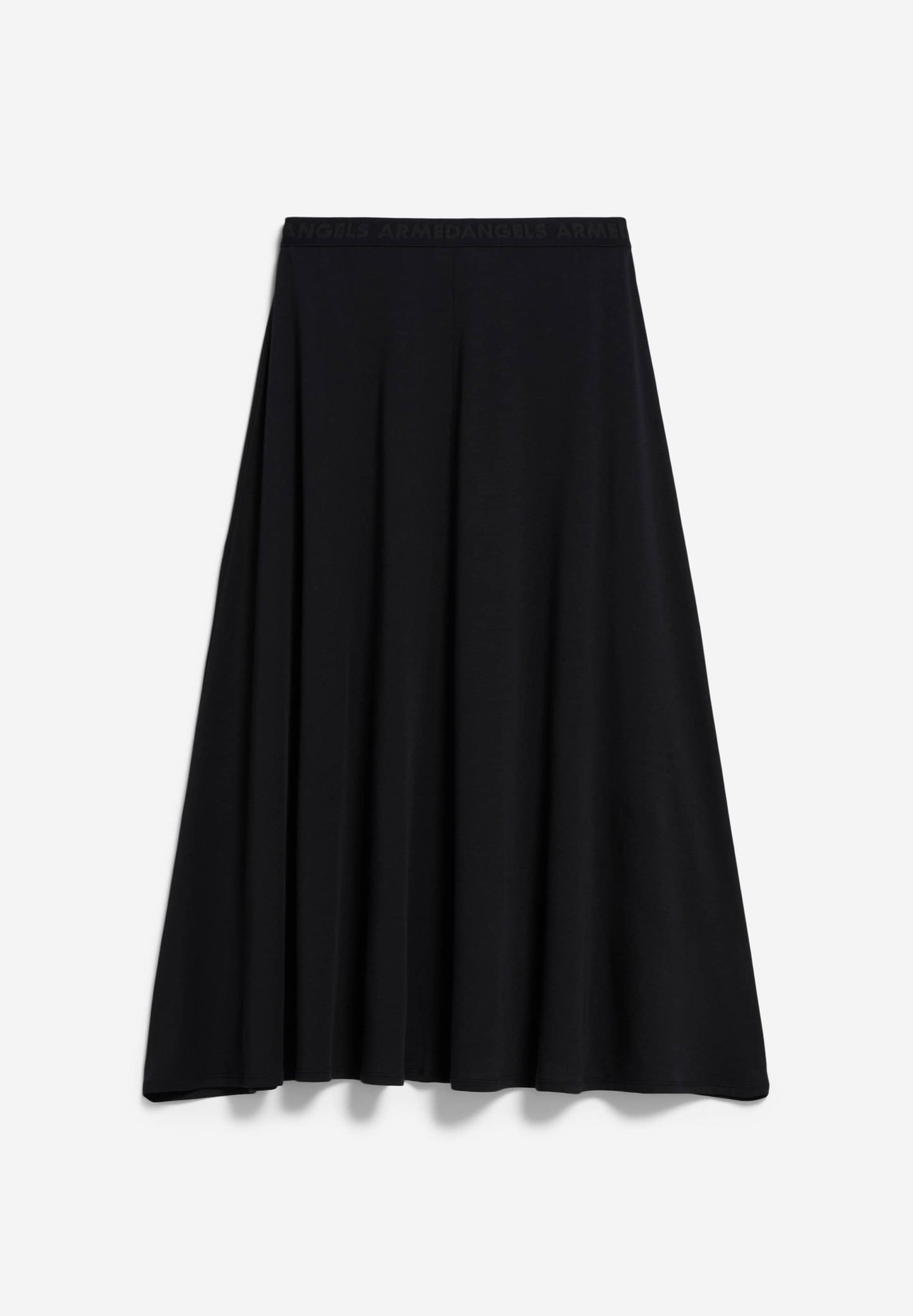 Jupe midi en tencel | noir "ileniaa laraa black"