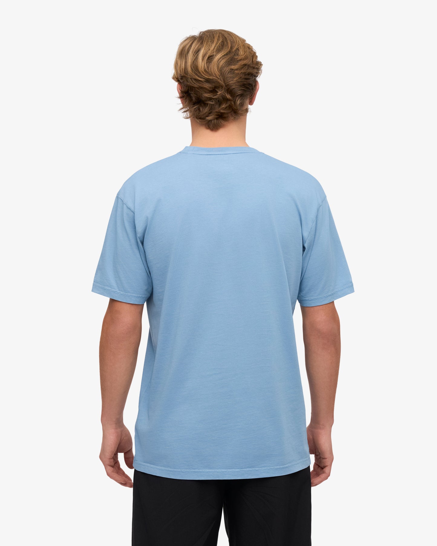 T-shirt en coton bio | bleu "classic organic tee - Seaside Blue"