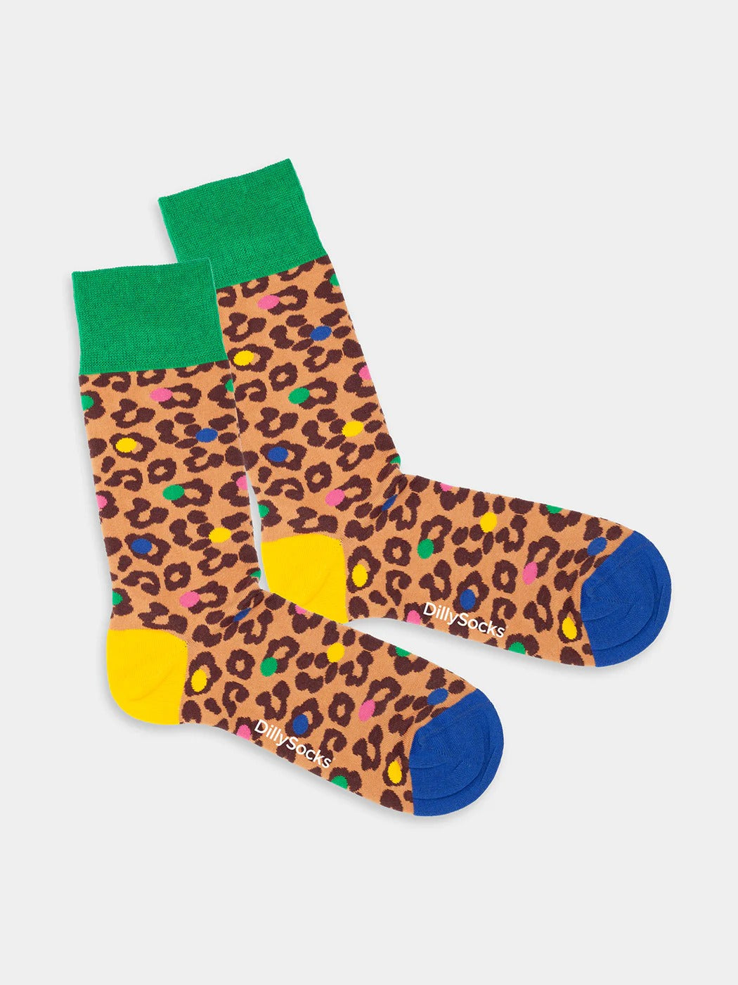 Chaussettes en coton bio | multicolore "leo spots"