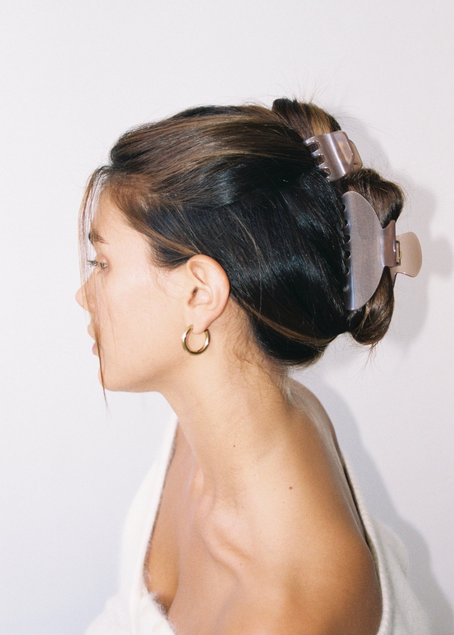 Pince à cheveux en acétate biosourcé | rose "bff - daydream"