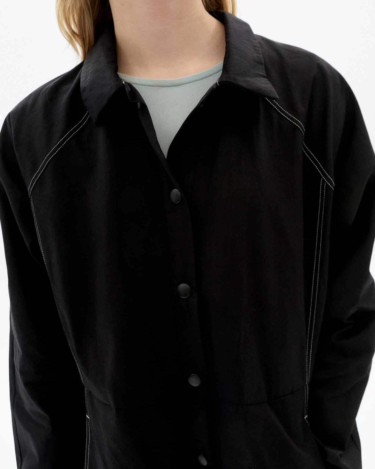 Combi-pantalon en coton bio | noir "black bonaire jumpsuit - black"
