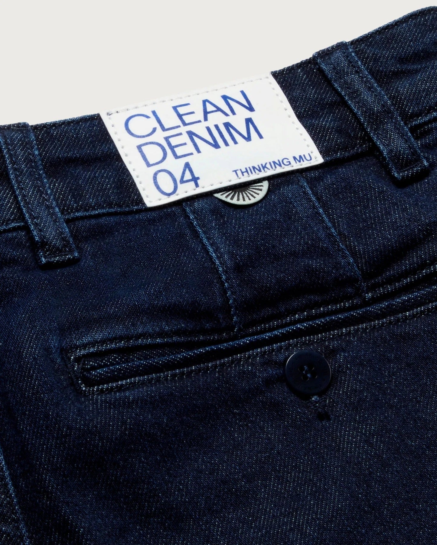Pantalon denim large en coton biologique | bleu "denim medium wash wotan"