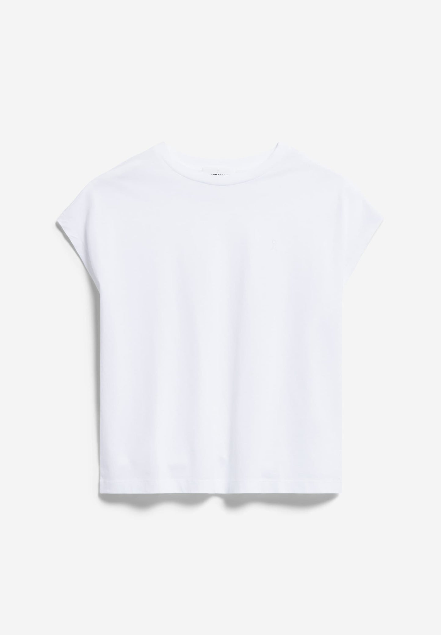 T-shirt ample en coton bio | blanc "inaara white"