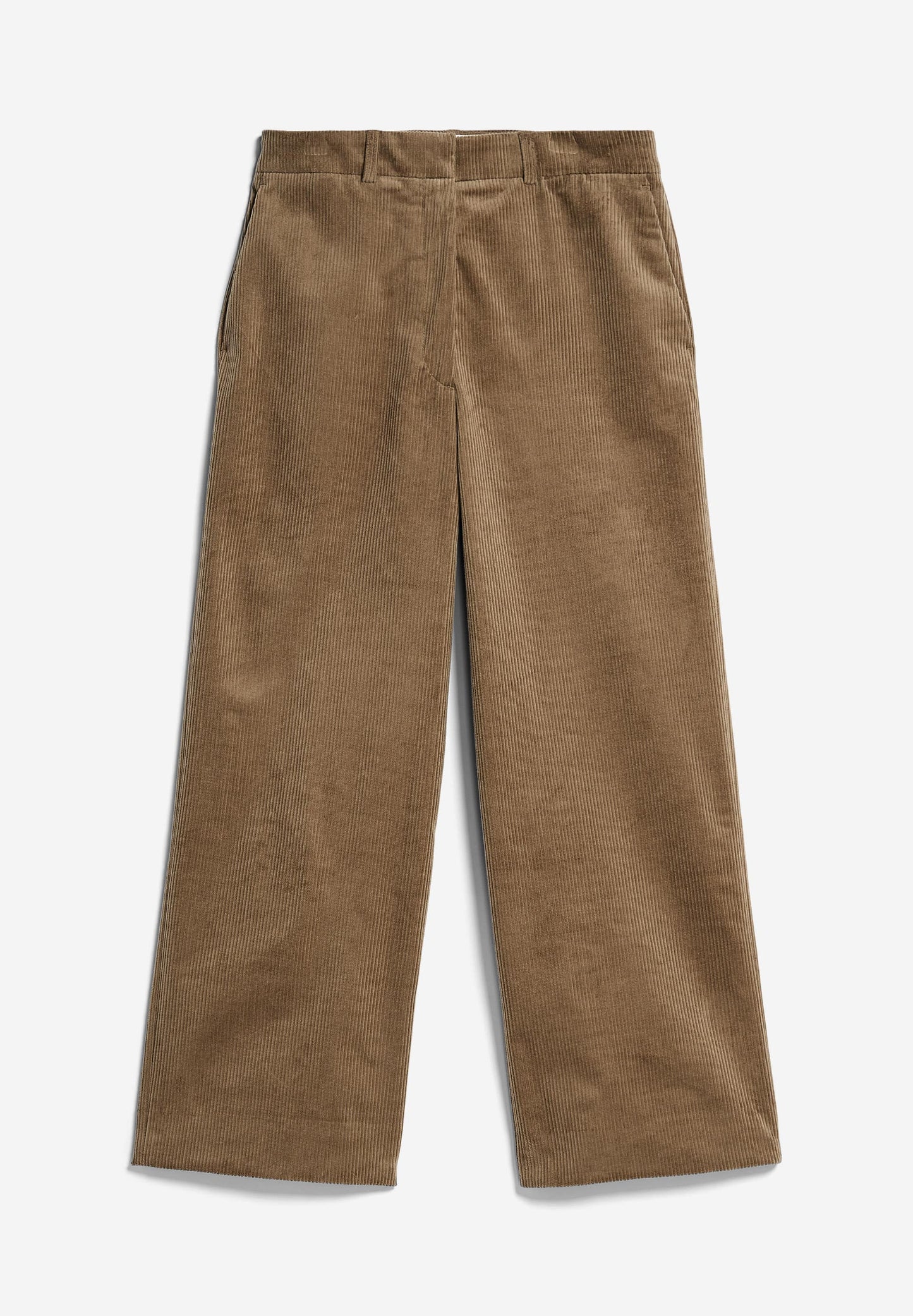 Pantalon velours côtelé en coton bio | Marron "jaalma corduroy dark sand stone"