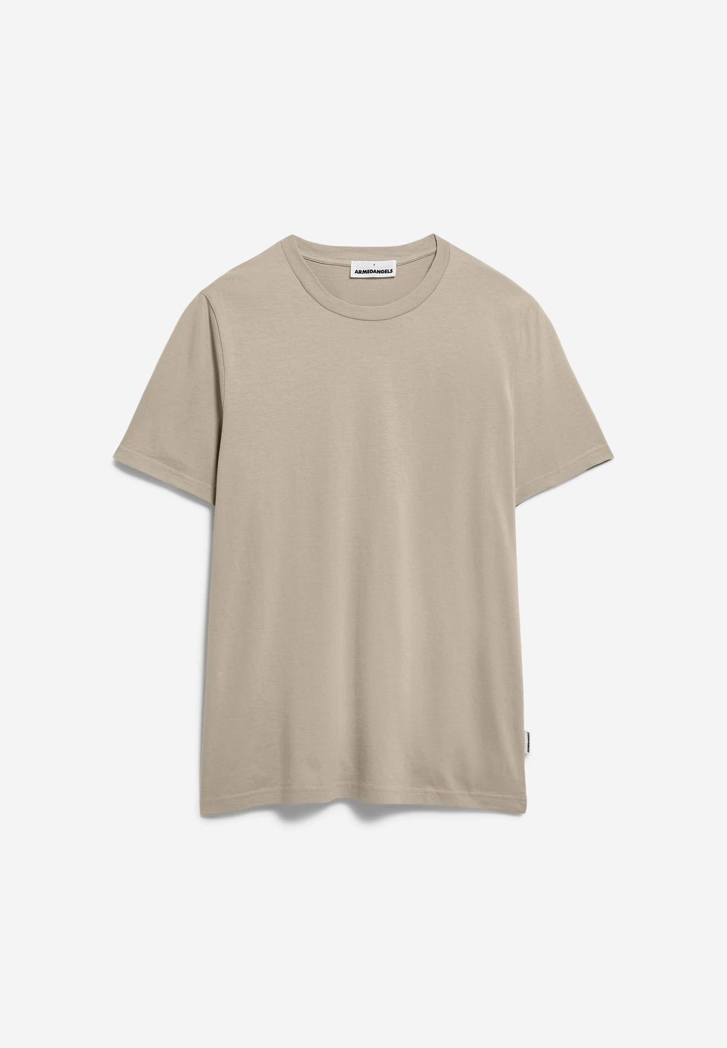 T-shirt en coton bio | Marron "jaames sand stone"