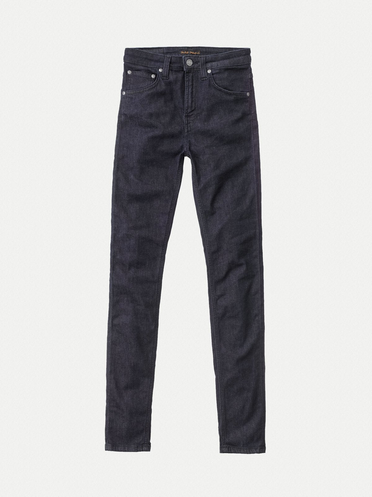 Jean skinny taille haute brut coton bio - Hightop Tilde dark blue