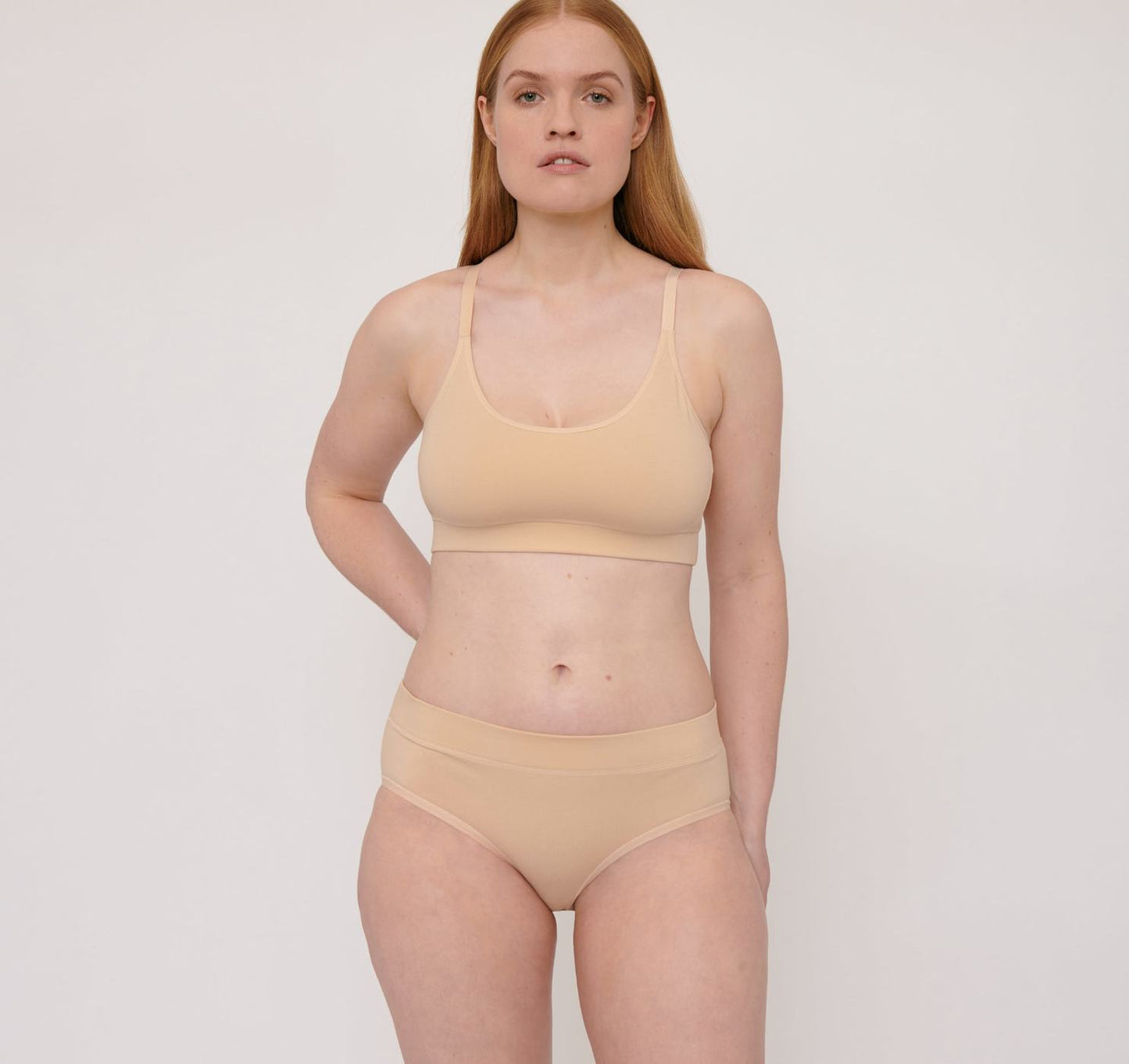 Pack 2 culottes en coton bio | beige "oak"