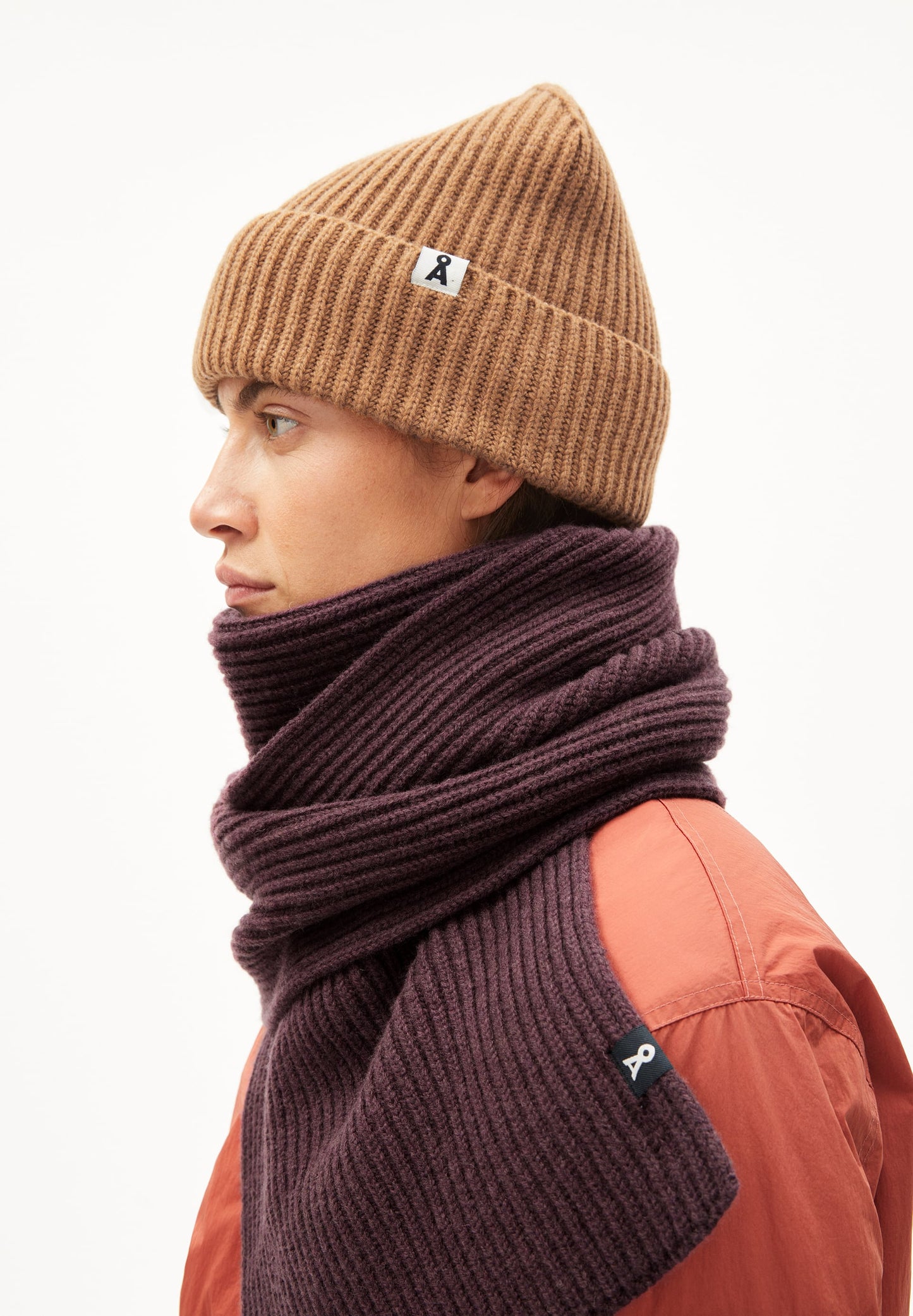Bonnet camel en laine bio - keylaa cedar wood