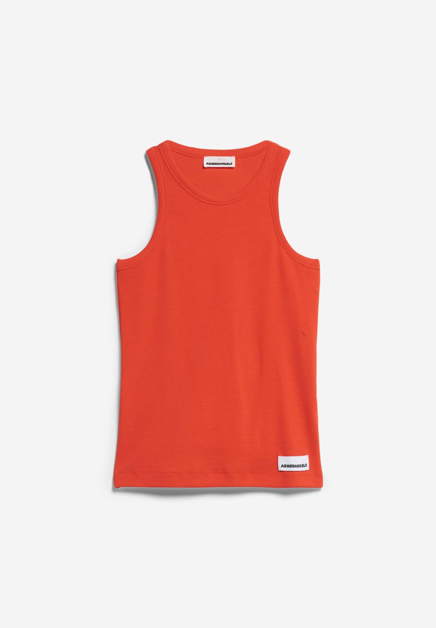 Débardeur en coton bio | Rouge "kanitaa poppy red"
