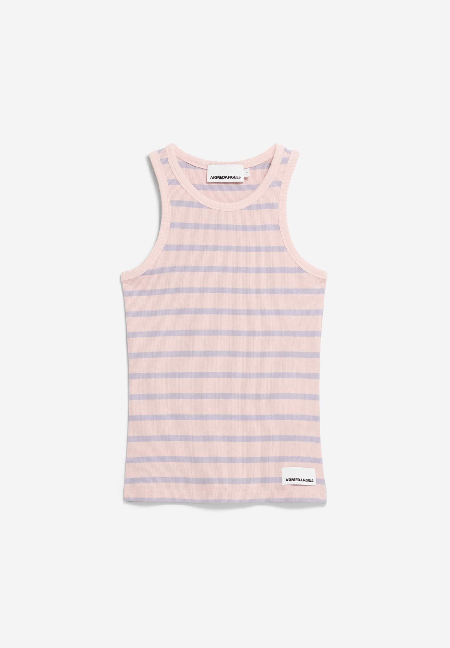 Débardeur en coton biologique | rose "kanitaa stripes - rosalilly-misty morning"