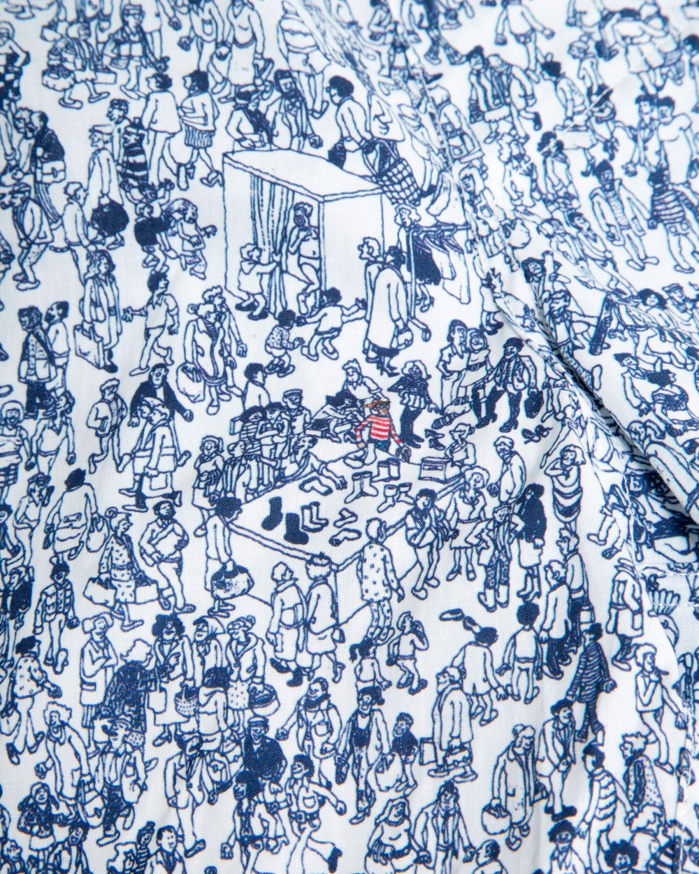 Caleçon à motifs en coton bio - where is wally store boxer white