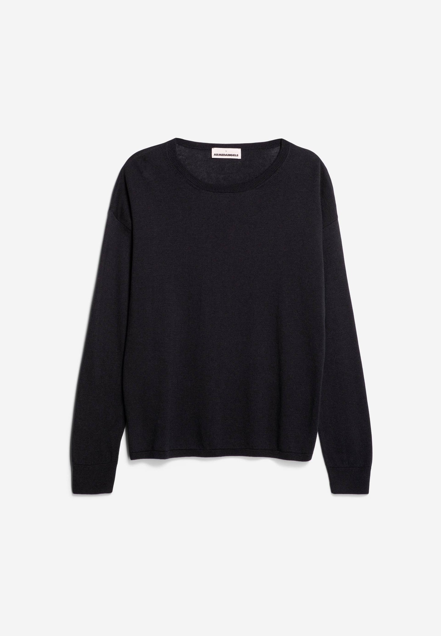 Pull col rond en lyocell | marine "laarni - night sky"